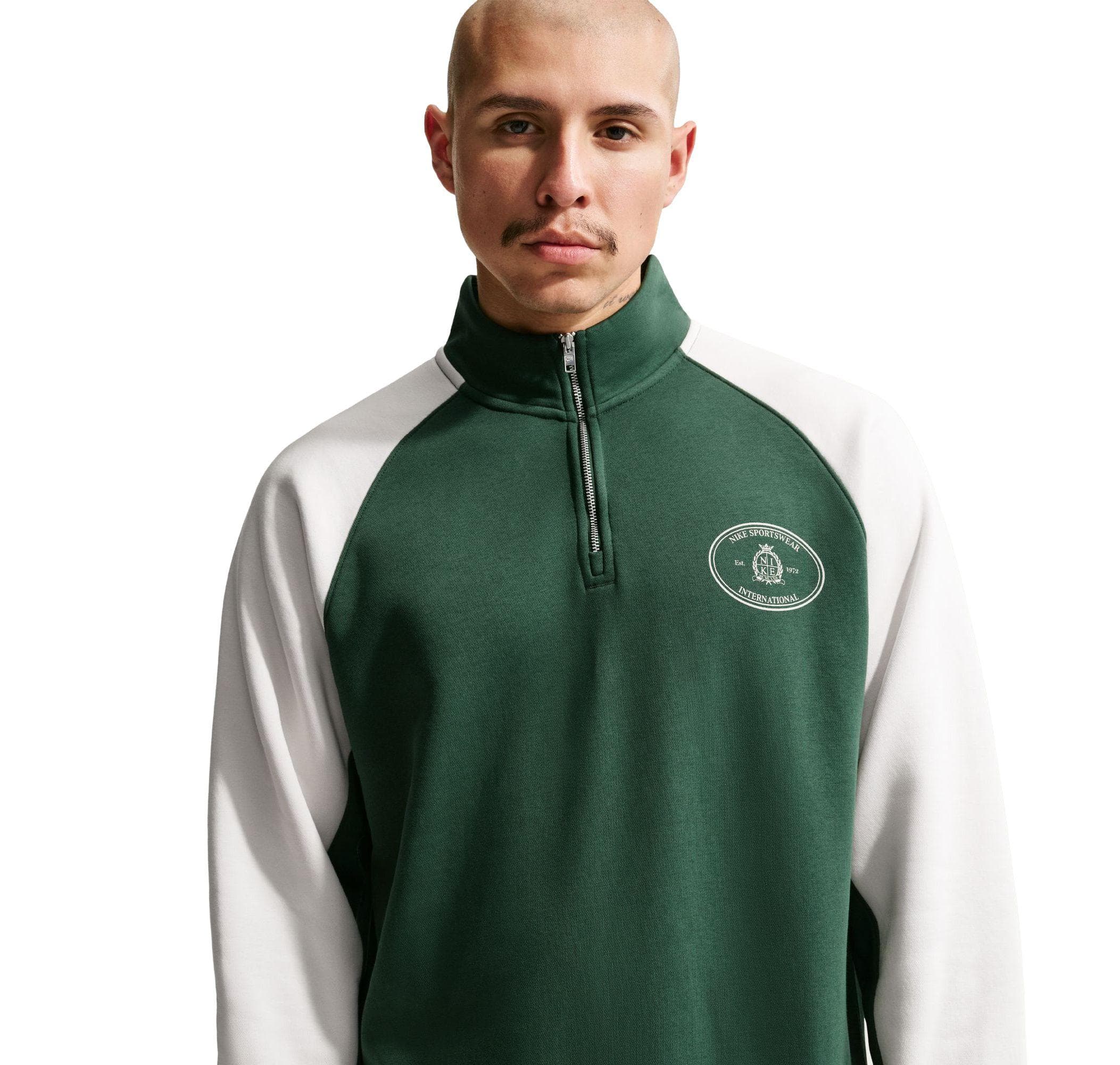 Nike Nike Club Erkek Sweatshirt Yeşil - 5