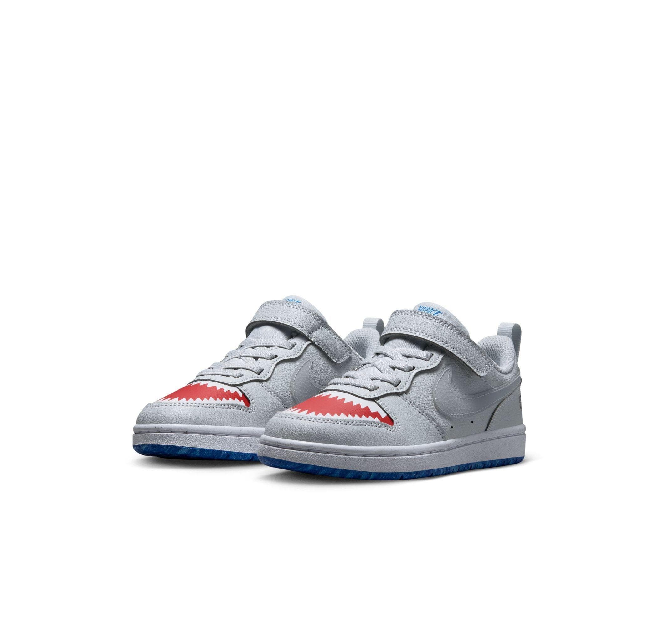 Nike Nike Court Borough Çocuk Spor Ayakkabı Gri - 2