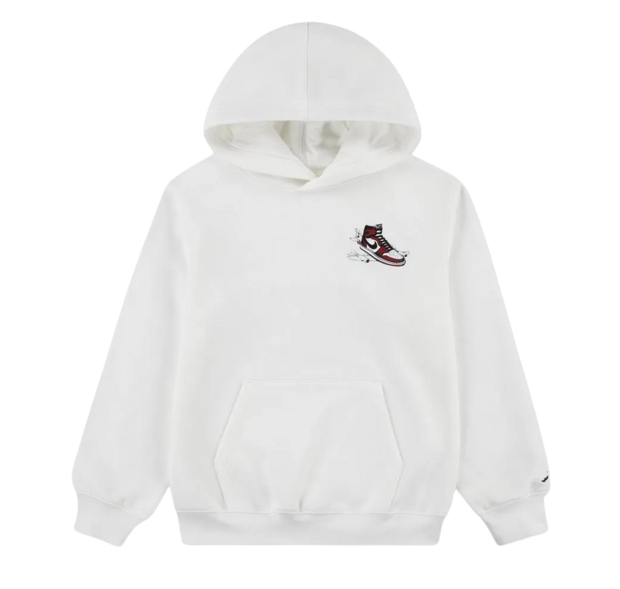 Jordan Nike Jdb Aır Jordan Has Landed Po Çocuk Sweatshirt Beyaz