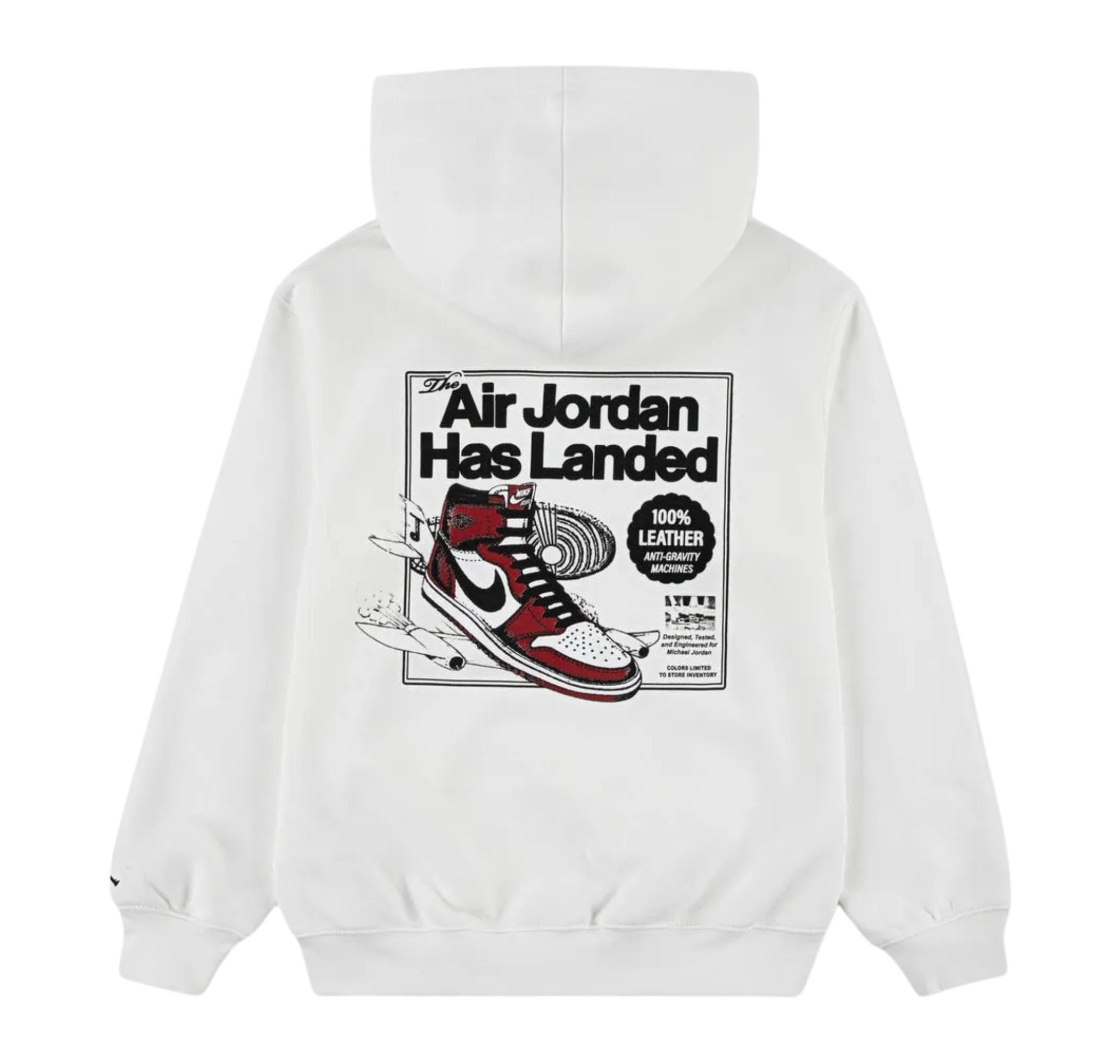 Jordan Nike Jdb Aır Jordan Has Landed Po Çocuk Sweatshirt Beyaz - 2