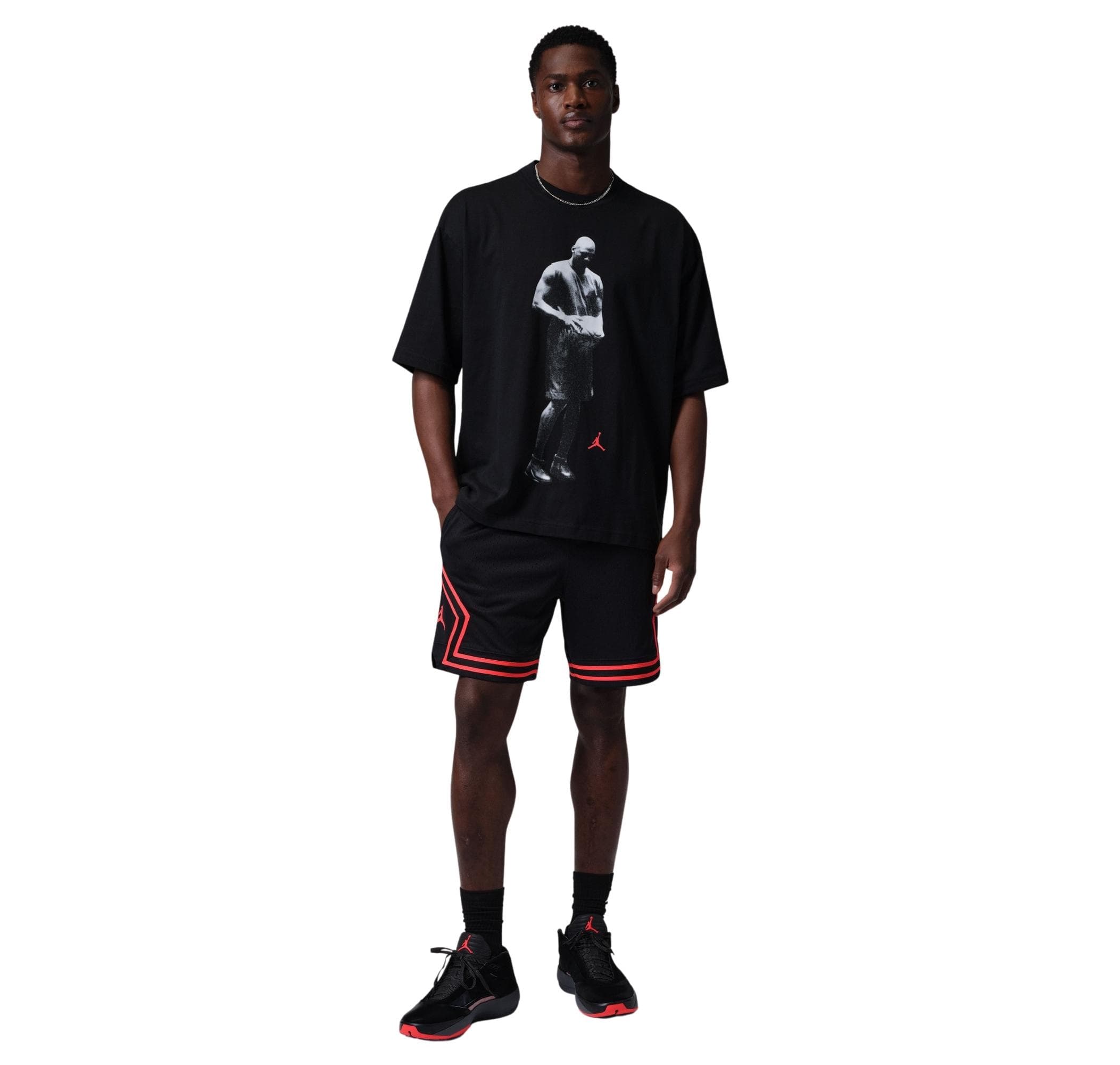 Jordan Nike Jordan Sport Erkek Şort Ve Kapri Siyah - 6