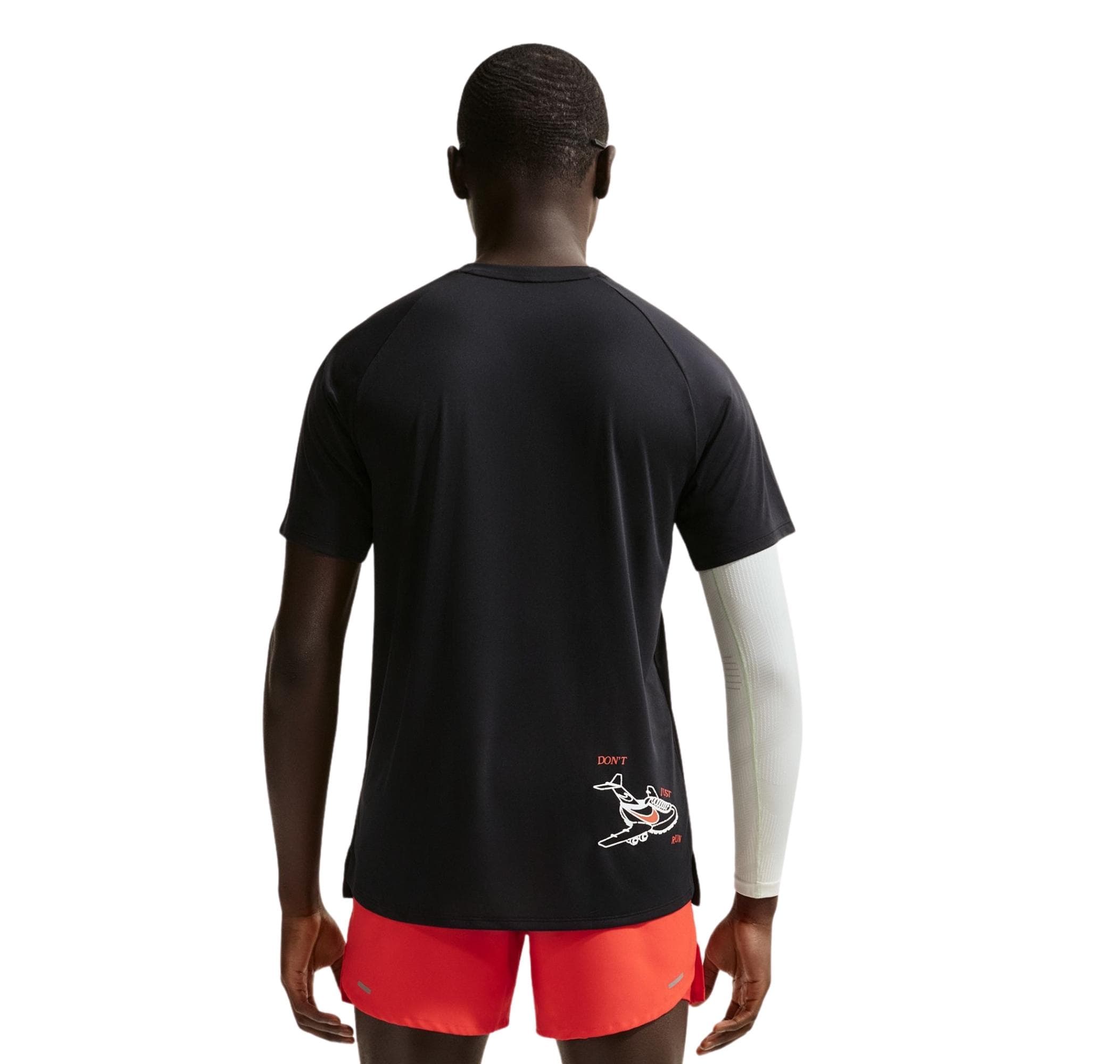 Nike Nike M Nk Dfadv Fly Strıde Ss Erkek T-Shirt Siyah - 2