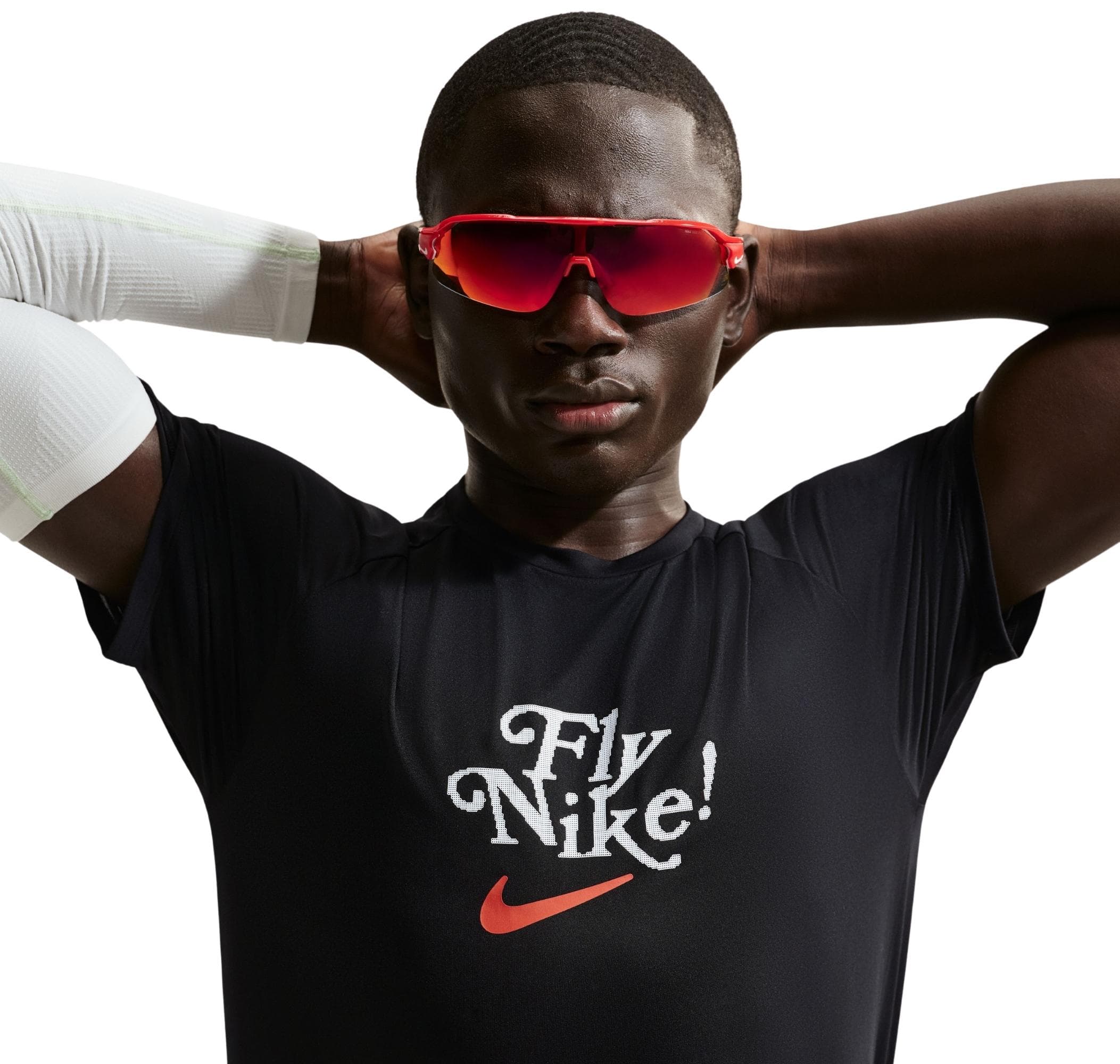 Nike Nike M Nk Dfadv Fly Strıde Ss Erkek T-Shirt Siyah - 4