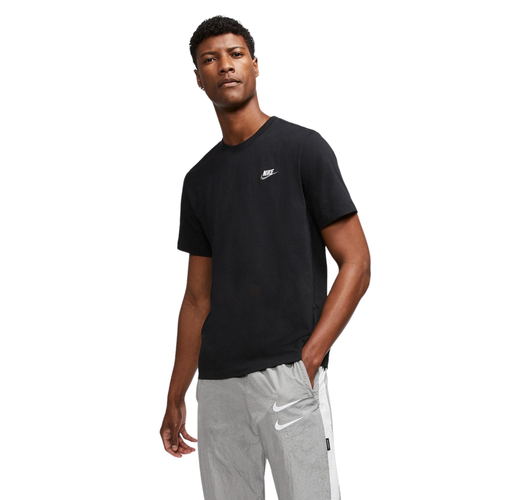 Nike Nike M Nsw Club Tee Erkek T-Shirt Siyah - 2