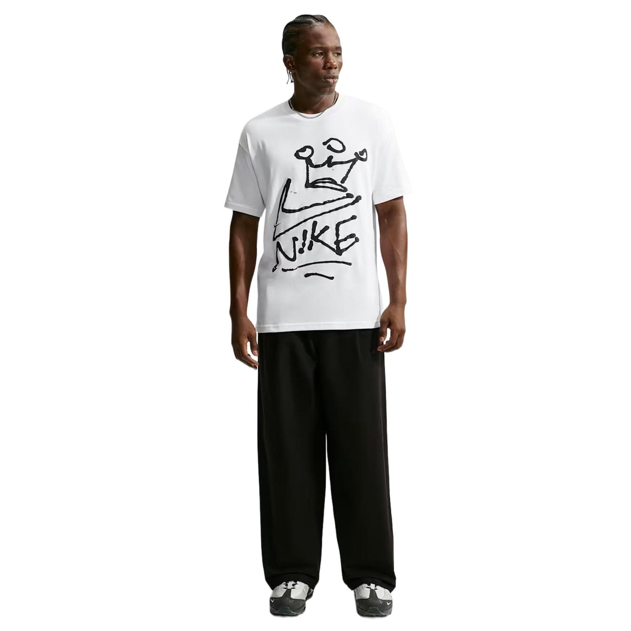 Nike Nike M Nsw Tee Lse Crown Erkek T-Shirt Beyaz - 3