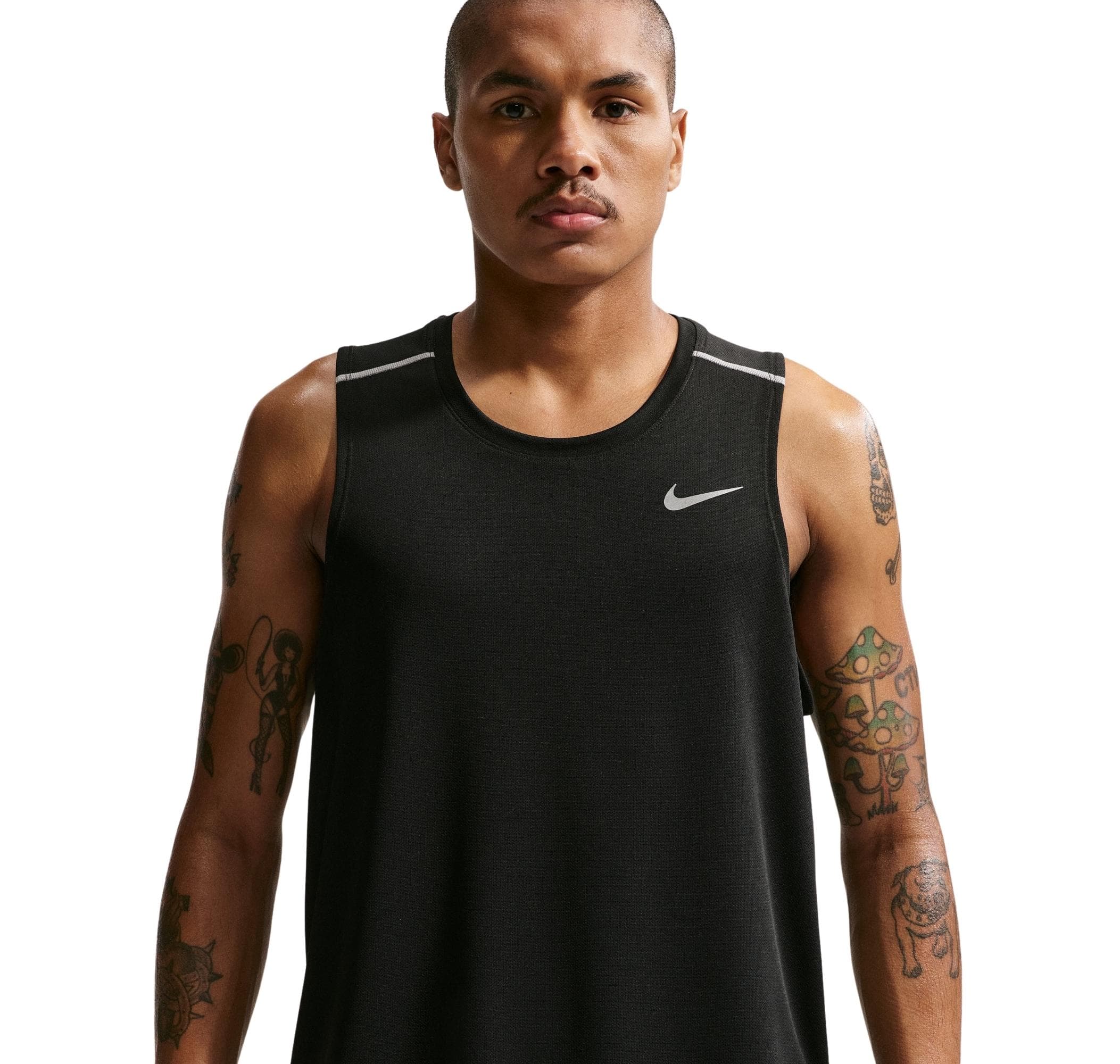 Nike Nike Miler Erkek T-Shirt Siyah - 4