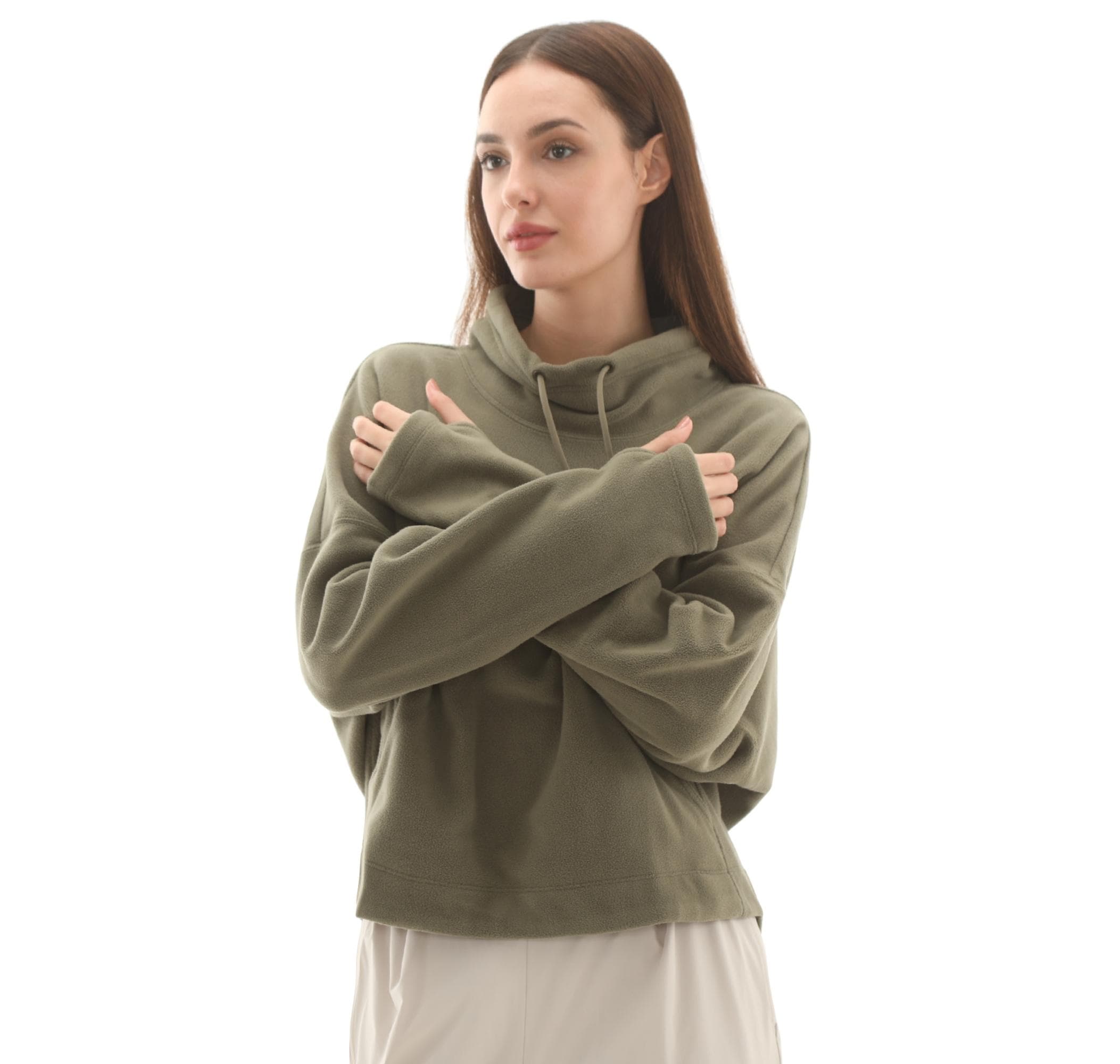 Nike Nike One Kadın Sweatshirt Yeşil - 5