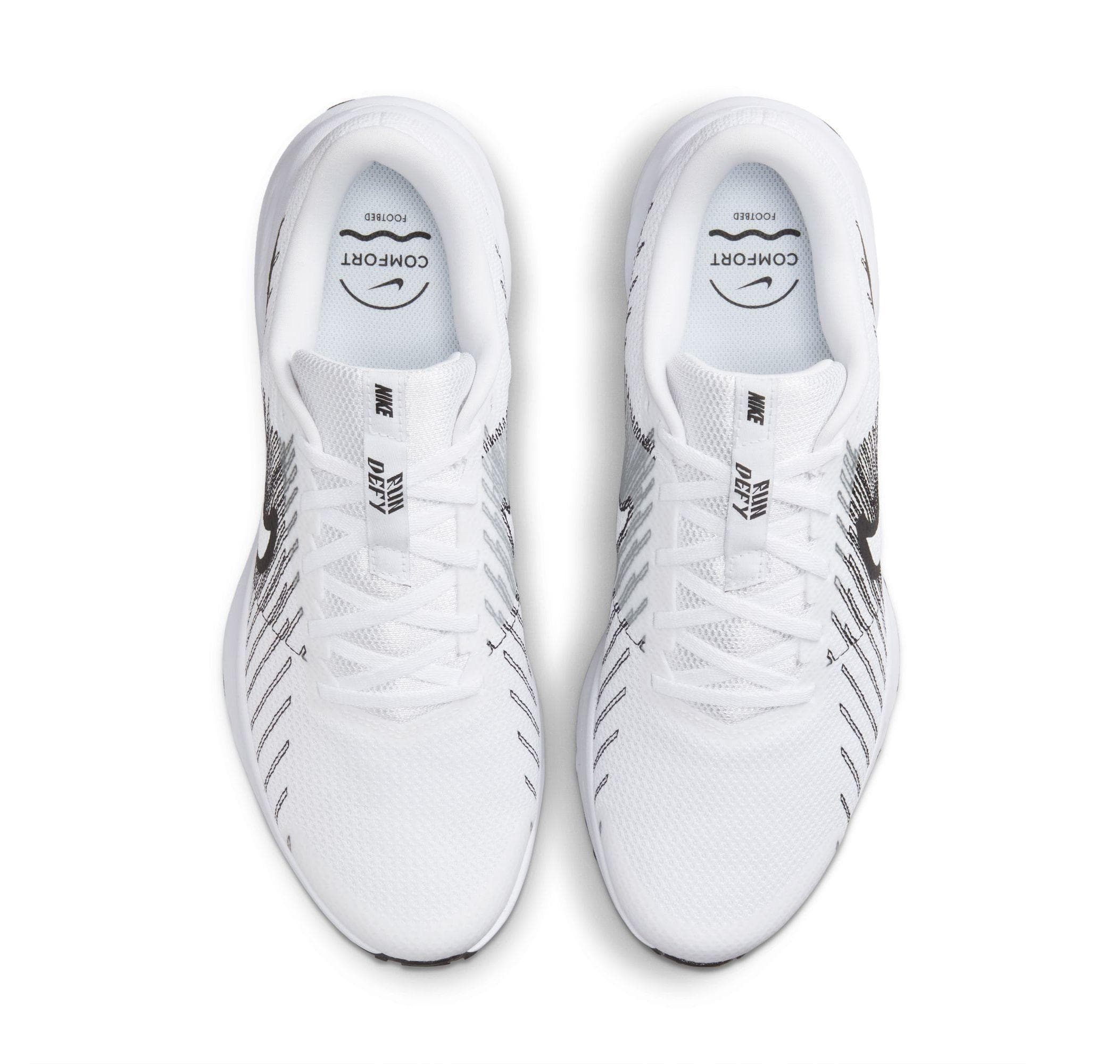 Nike Nike Run Defy Erkek Spor Ayakkabı Beyaz - 3
