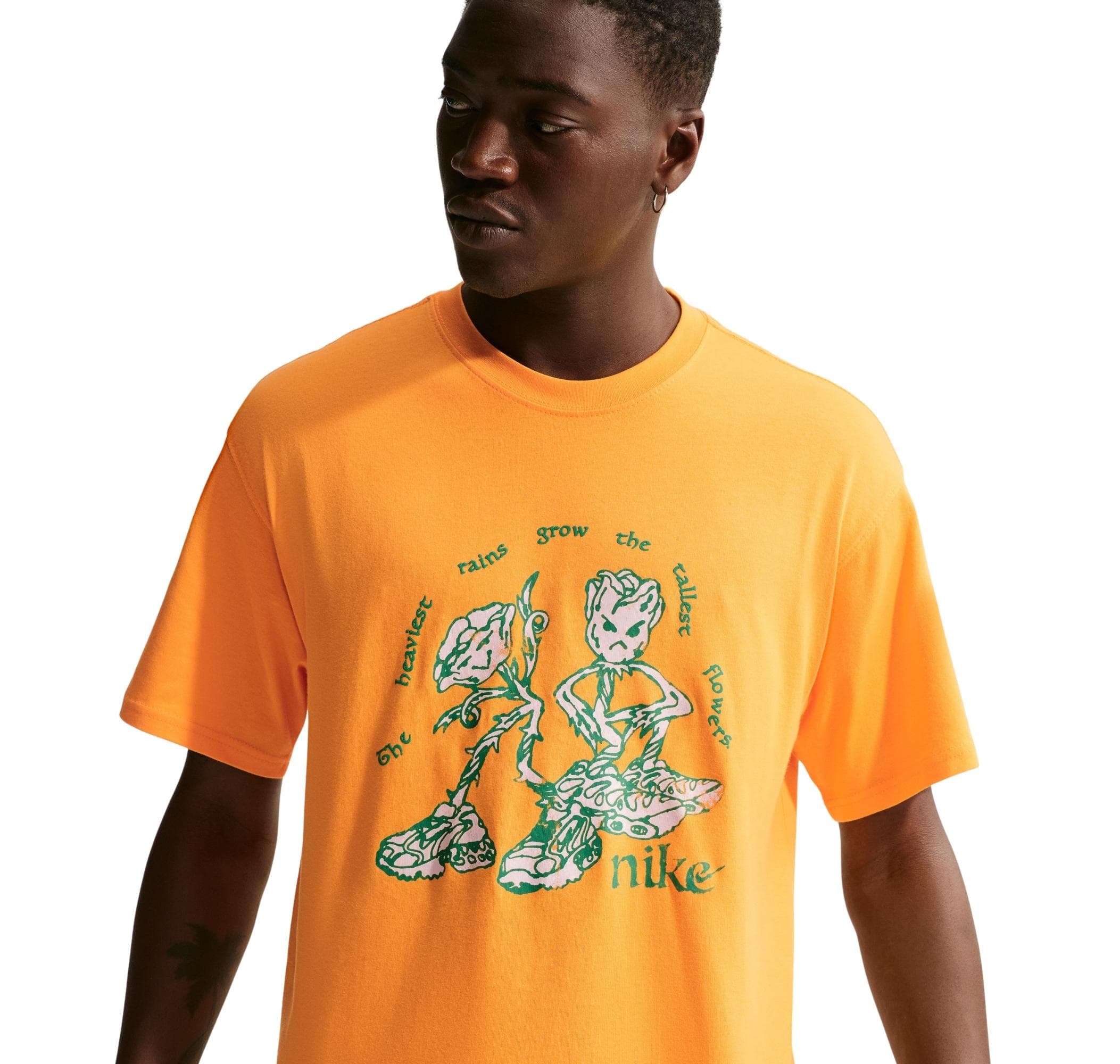 Nike Nike Sportswear Erkek T-Shirt Turuncu - 3
