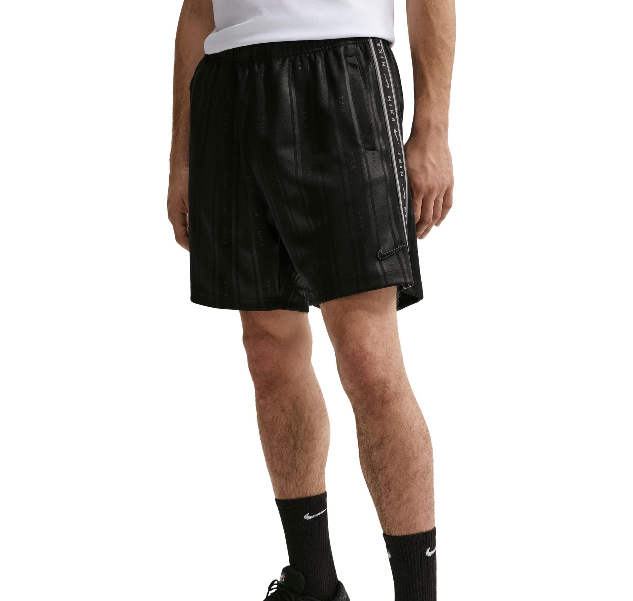 Nike Nike Sportswear Solo Swoosh Erkek Şort Ve Kapri Siyah - 3