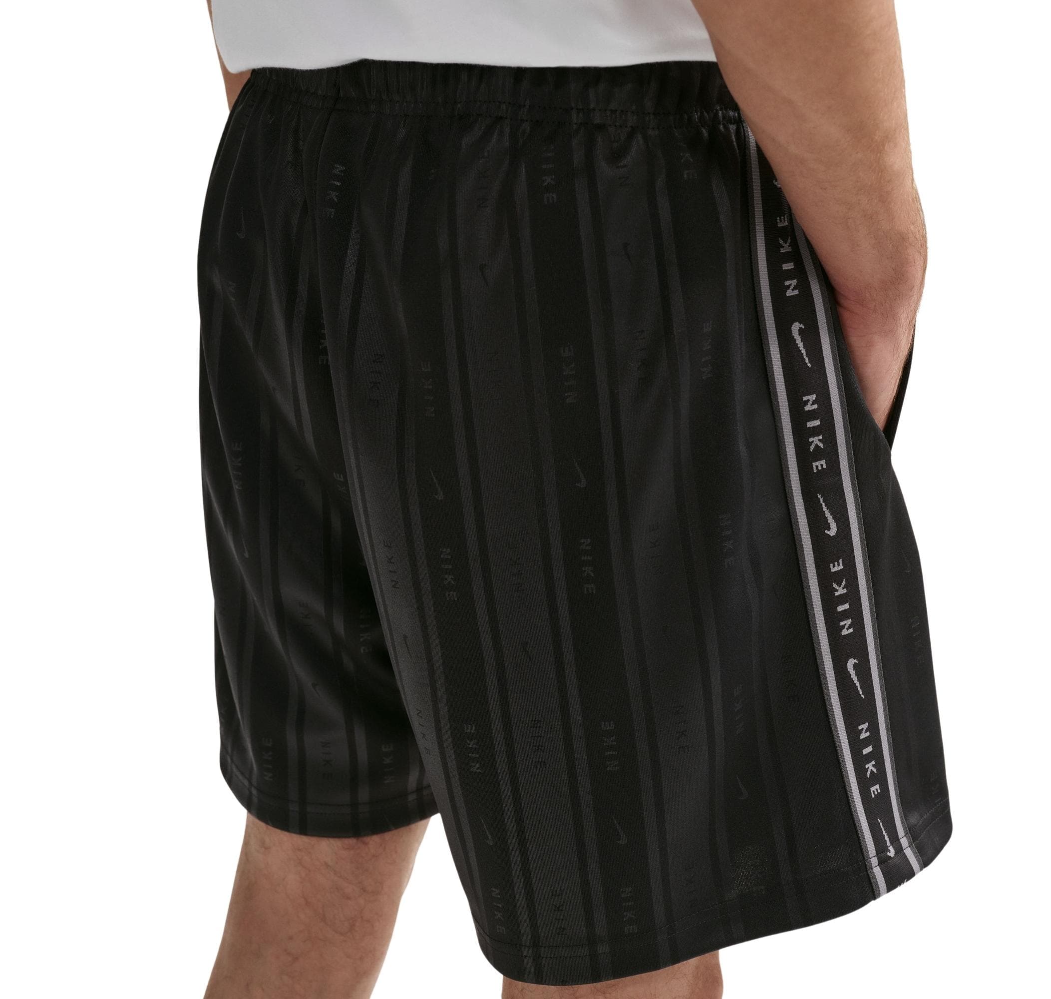Nike Nike Sportswear Solo Swoosh Erkek Şort Ve Kapri Siyah - 4