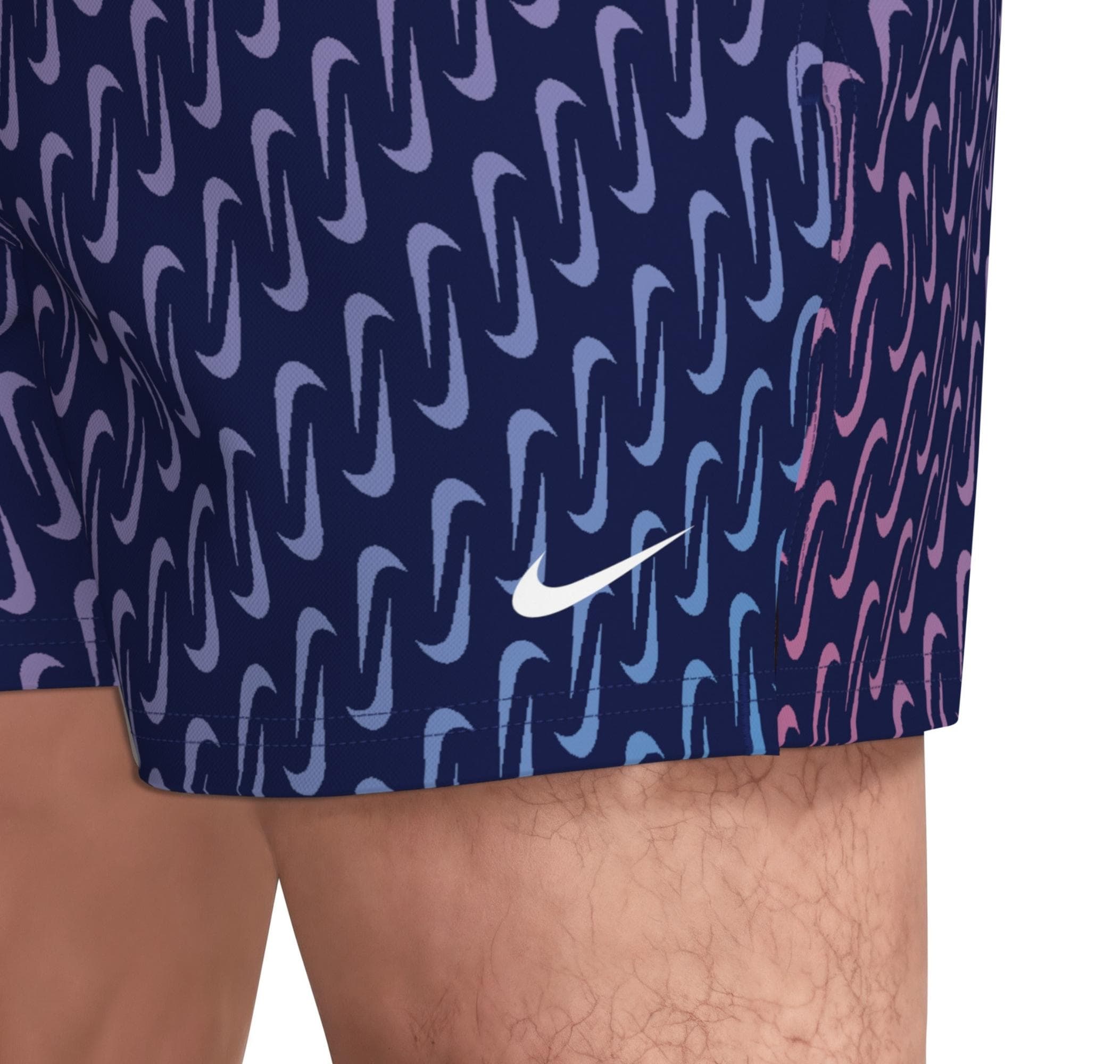 Nike Nıke Swım Breaker Swoosh Lınk Erkek Mayo Siyah - 4