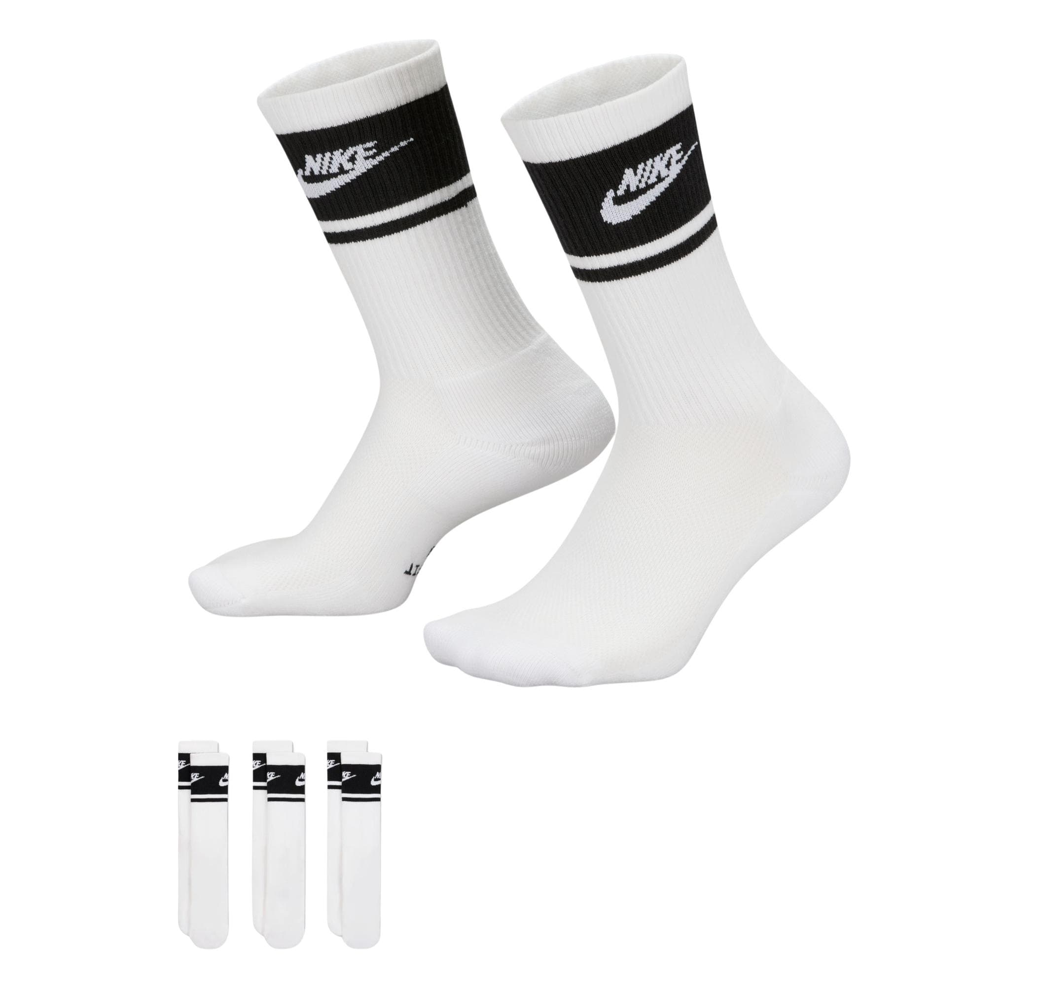 Nike Nike U Nk Ed Elvd Crw 3P Fta St-144 Çorap Beyaz
