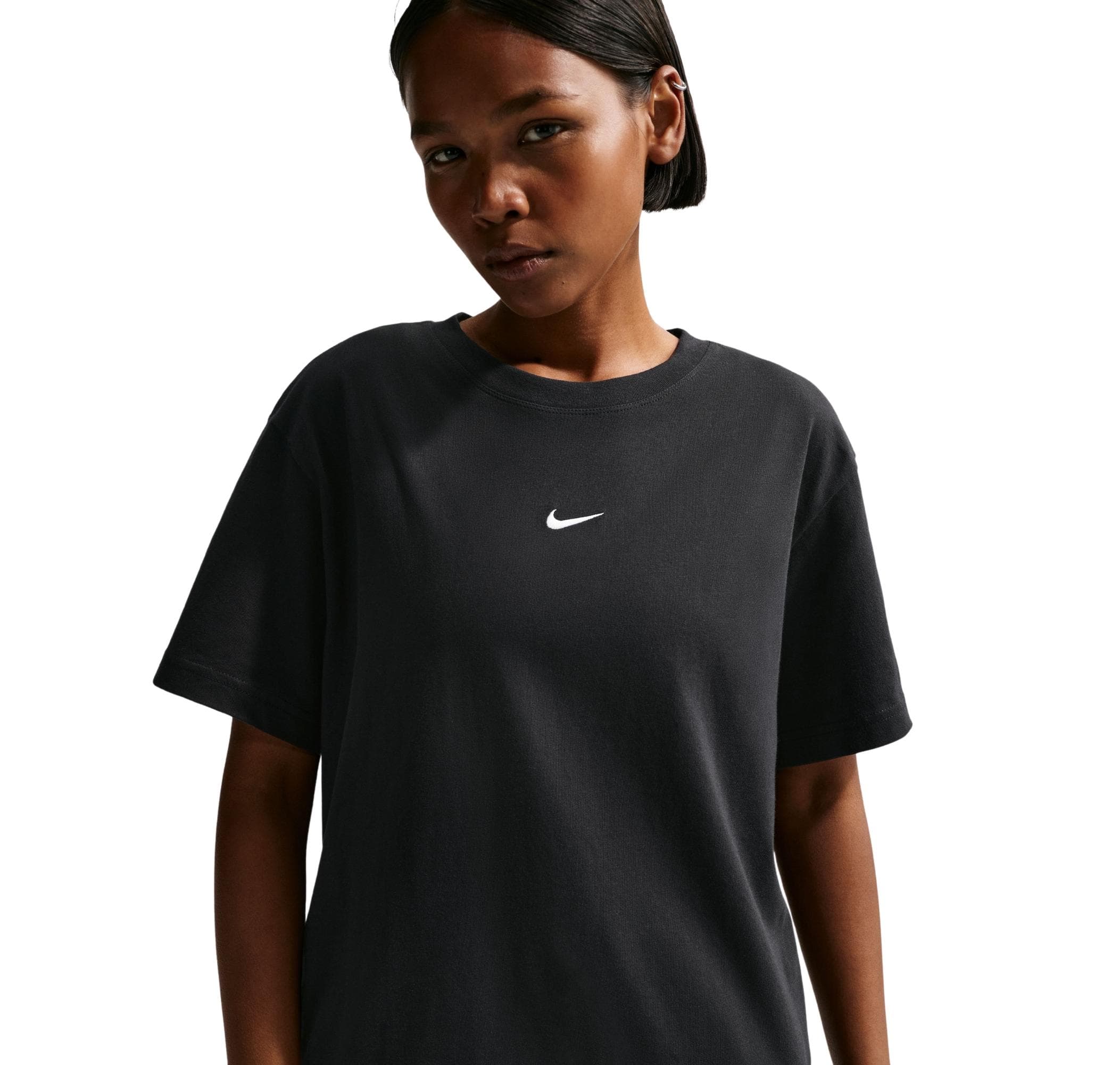 Nike Nike W Nsw Classıc Ss Tee Kadın T-Shirt Siyah - 4