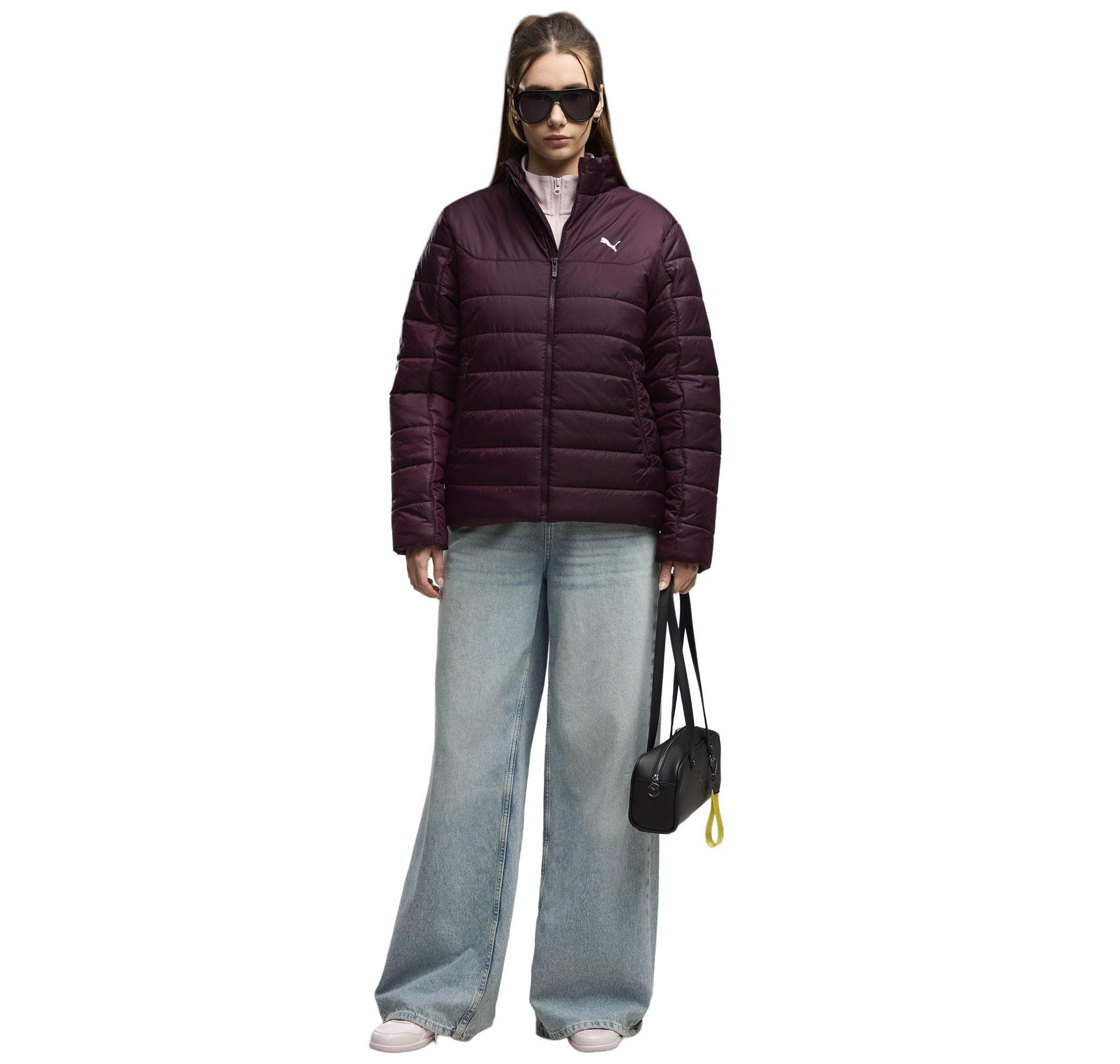 Puma Puma Ess Padded Jacket Kadın Mont Bordo - 3