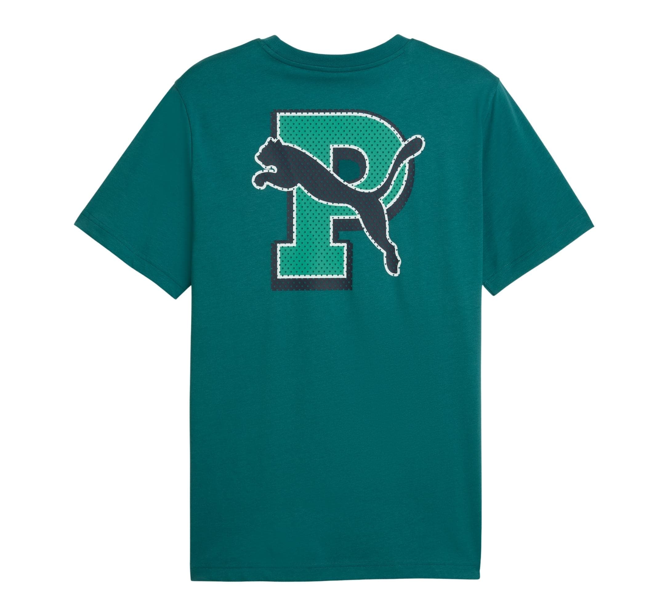 Puma Puma Graphıc Tee Erkek T-Shirt Yeşil - 2