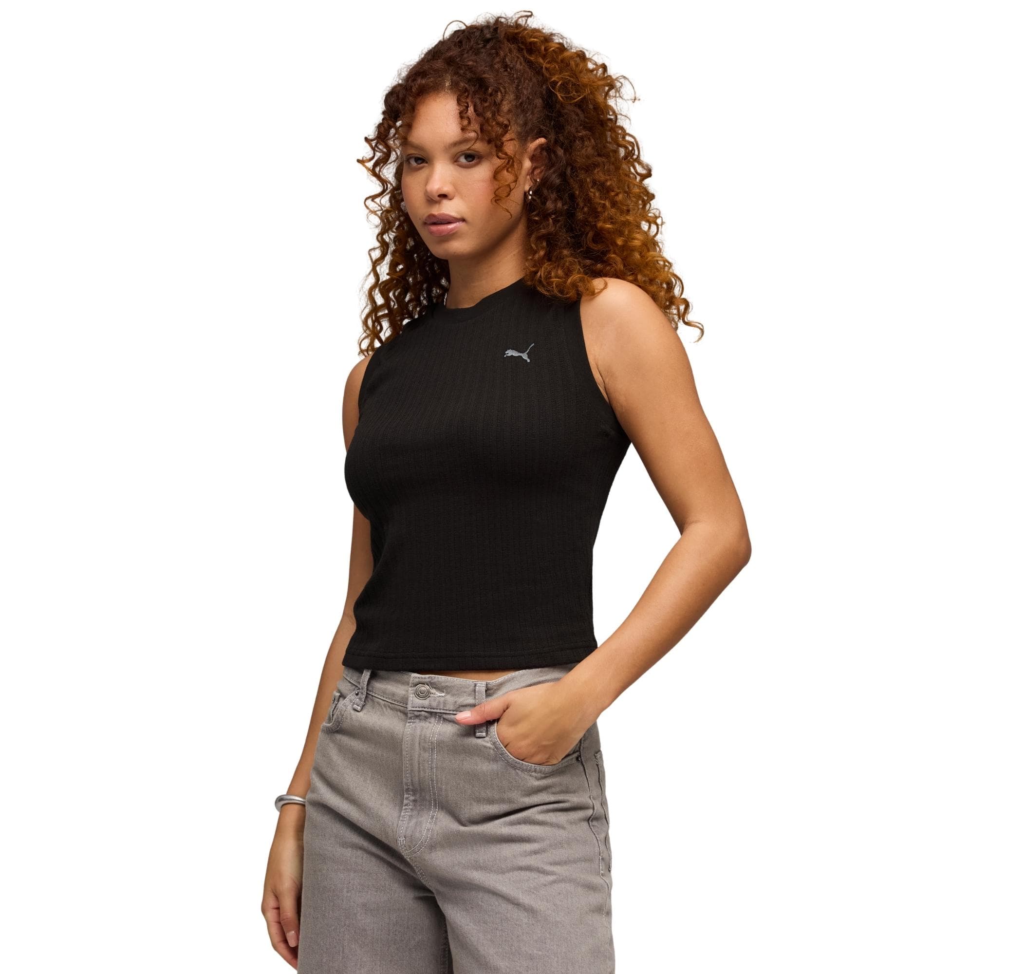 Puma Puma Her Tank Kadın T-Shirt Siyah - 2