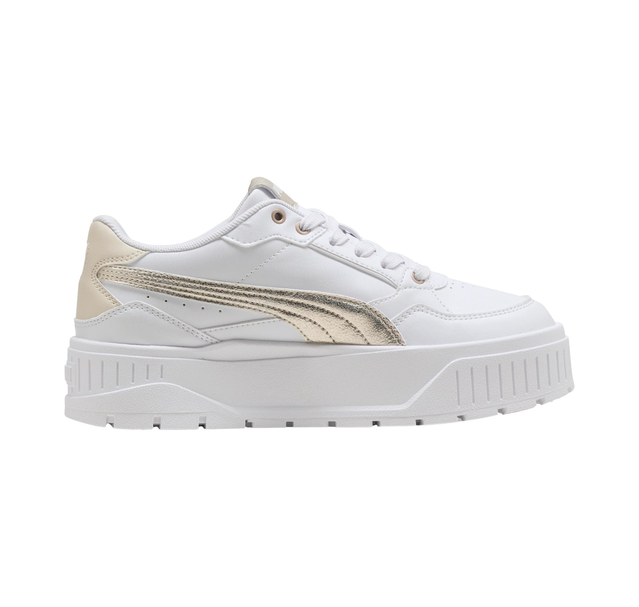 Puma Puma Karmen Iı Idol Metallic Kadın Spor Ayakkabı Beyaz - 4