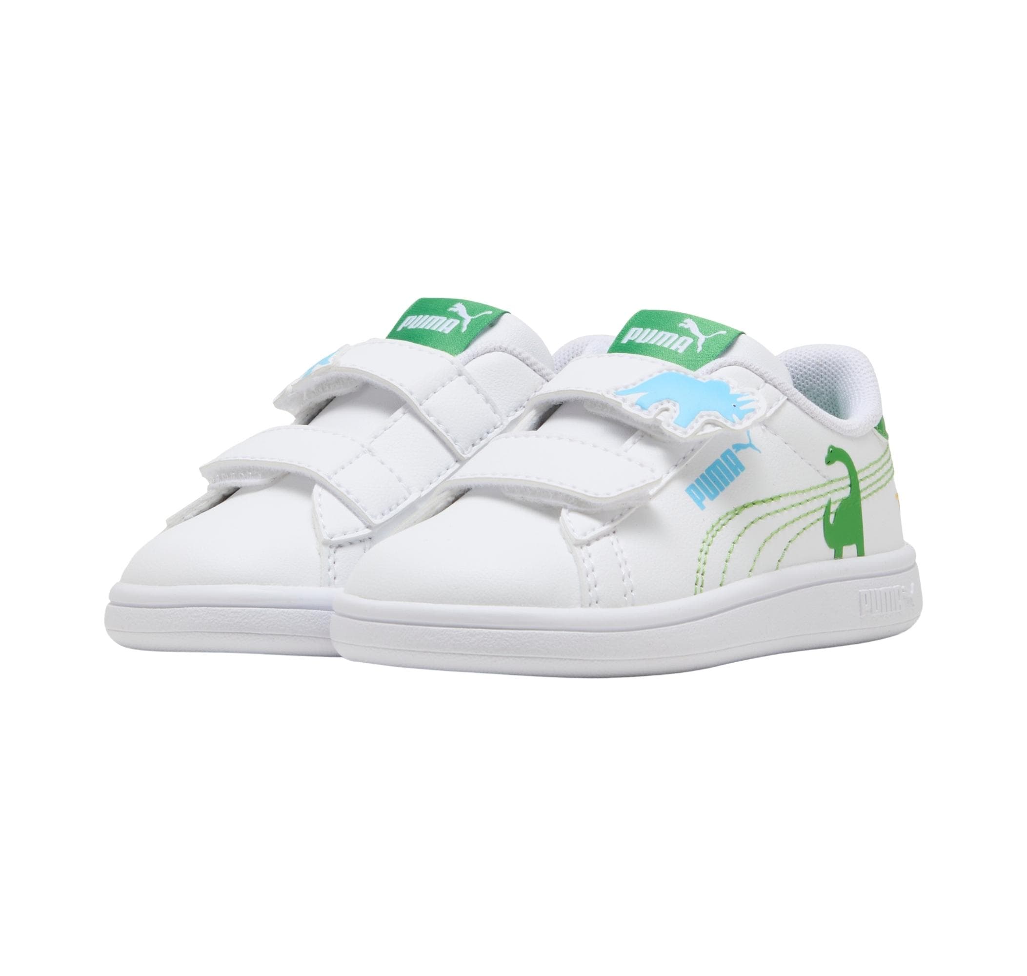Puma Puma Smash 3.0 Dino V Inf Bebek Spor Ayakkabı Beyaz - 2