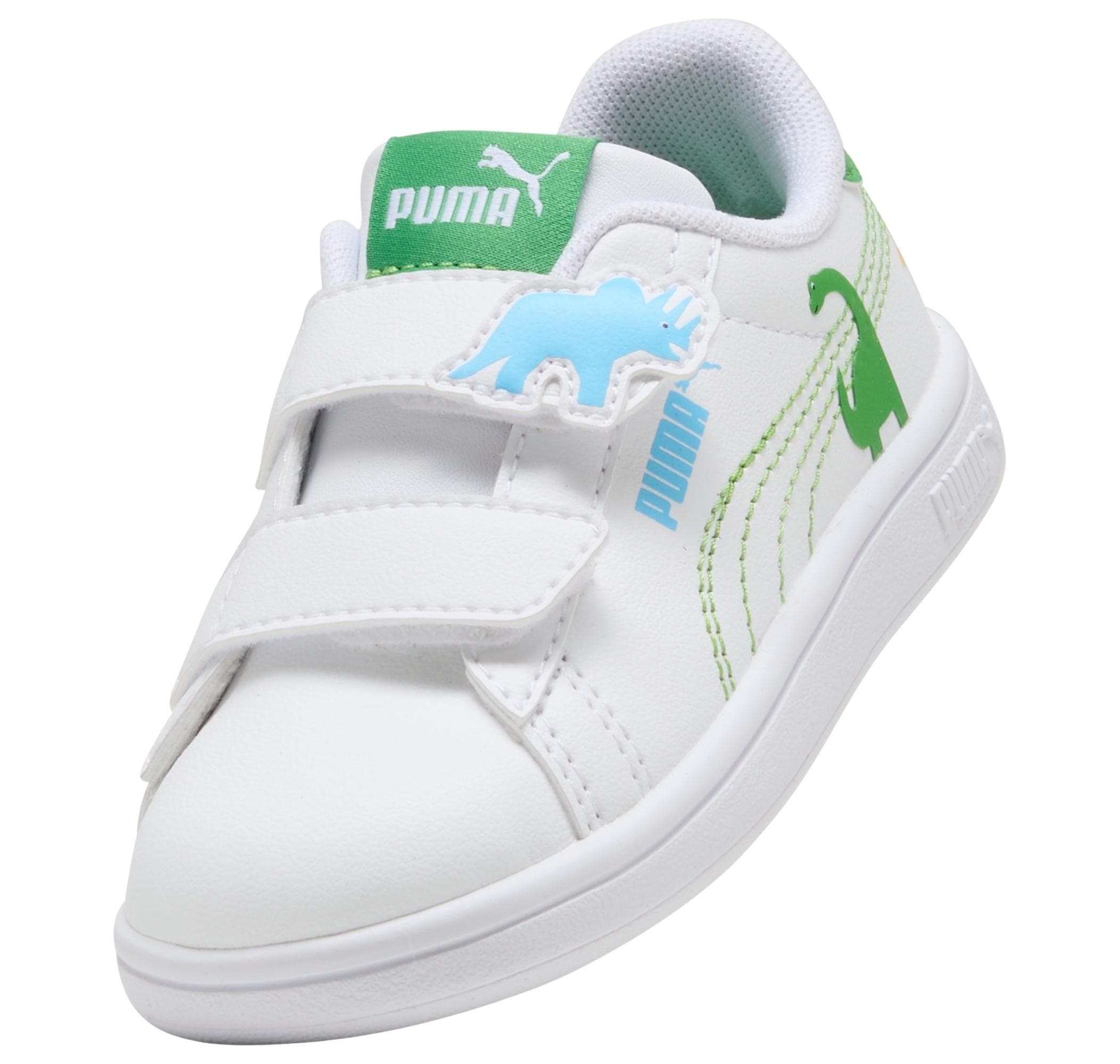 Puma Puma Smash 3.0 Dino V Inf Bebek Spor Ayakkabı Beyaz - 3