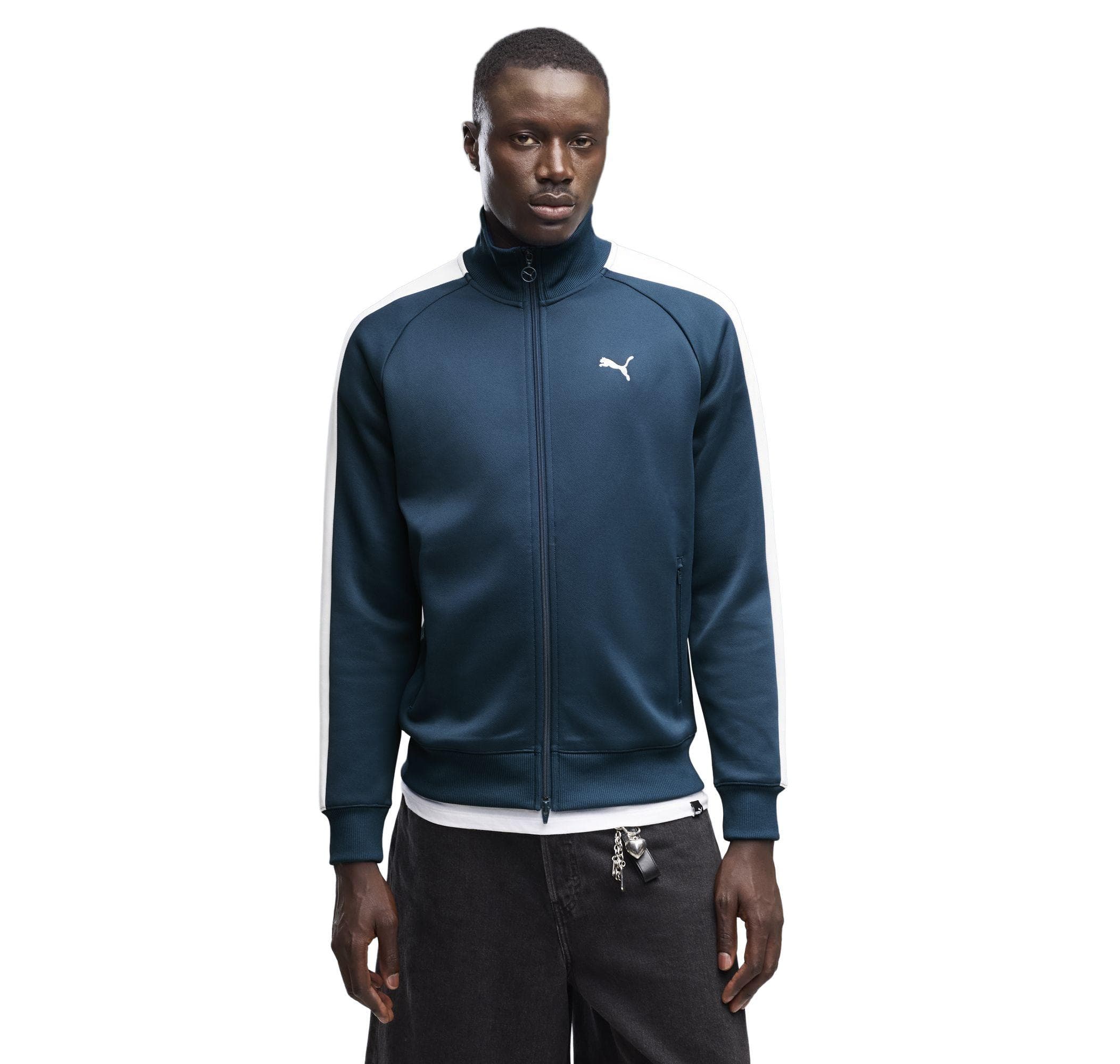 Puma Puma T7 Always On Track Jacket Erkek Ceket Mavi