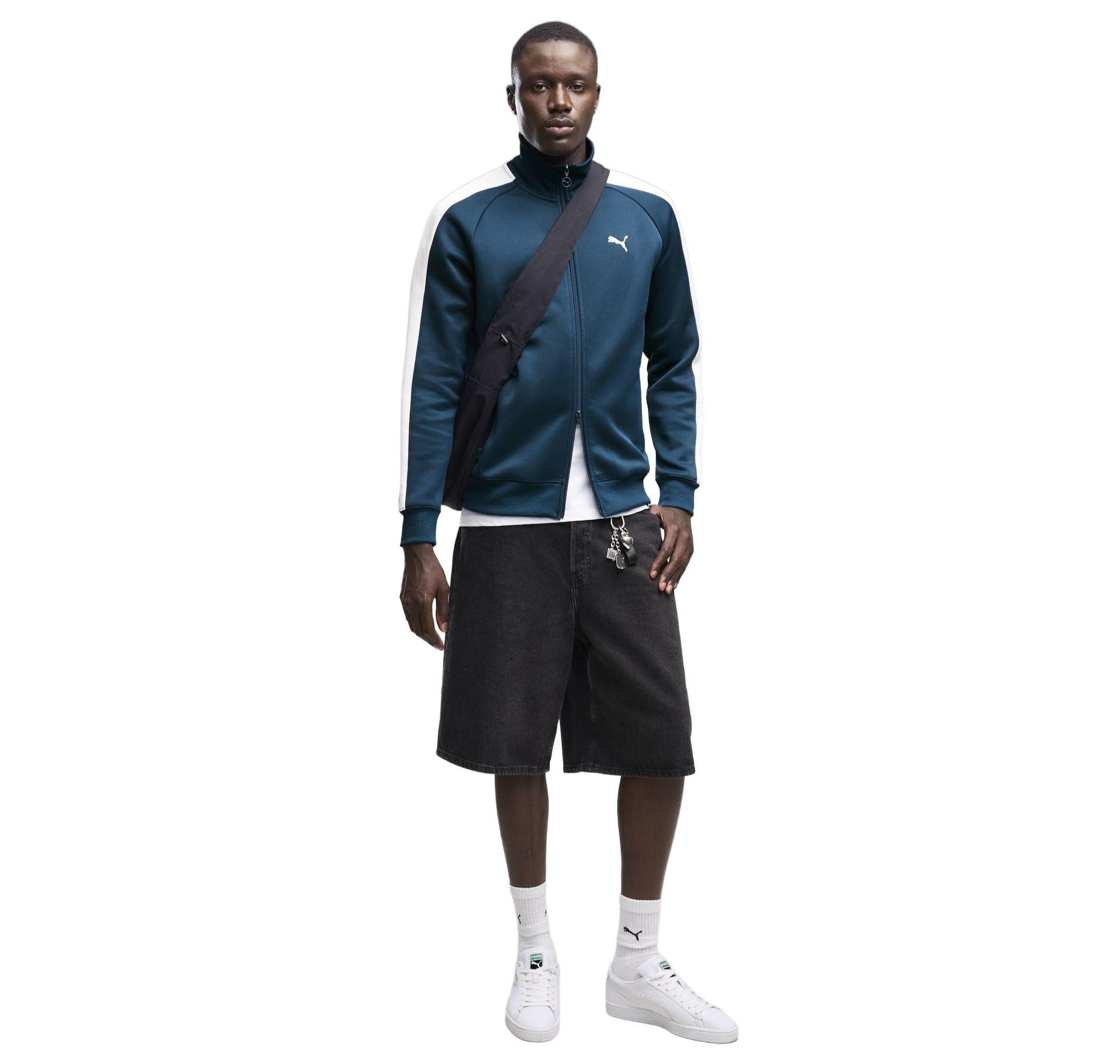 Puma Puma T7 Always On Track Jacket Erkek Ceket Mavi - 3