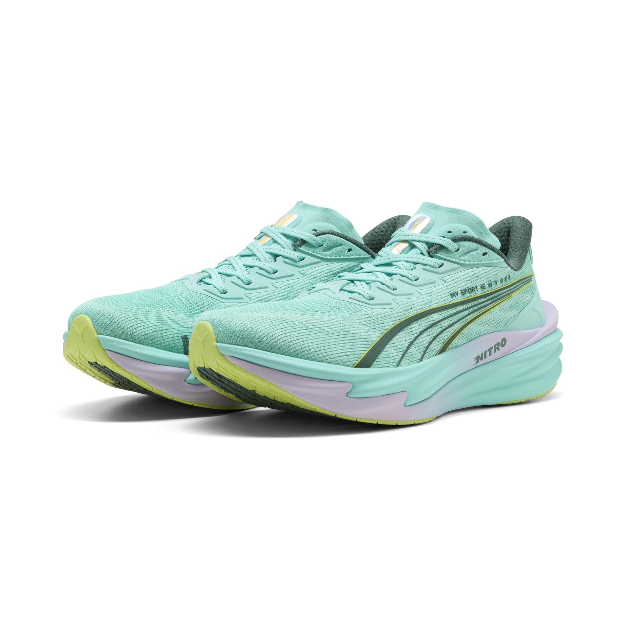 Puma Puma X Hyrox M Deviate Nıtro 4 Erkek Spor Ayakkabı Yeşil - 2