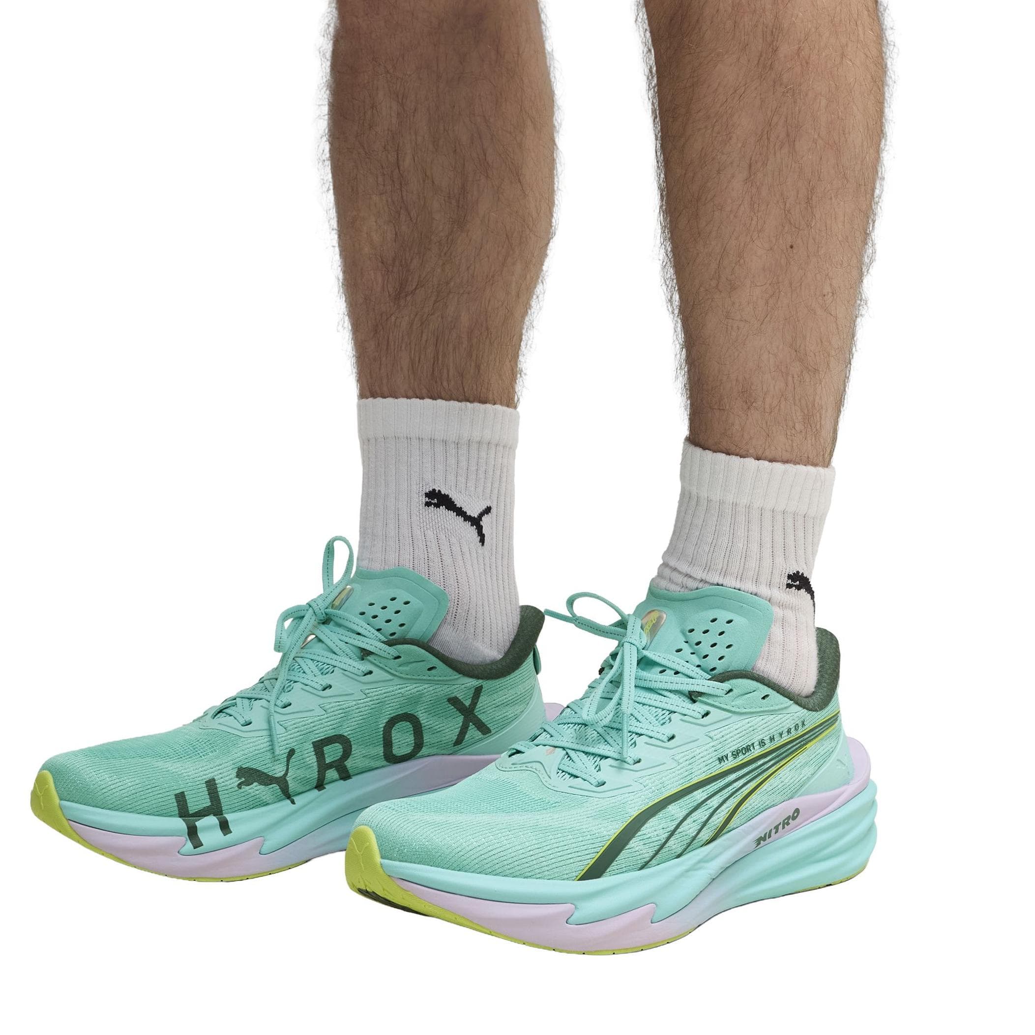 Puma Puma X Hyrox M Deviate Nıtro 4 Erkek Spor Ayakkabı Yeşil - 7