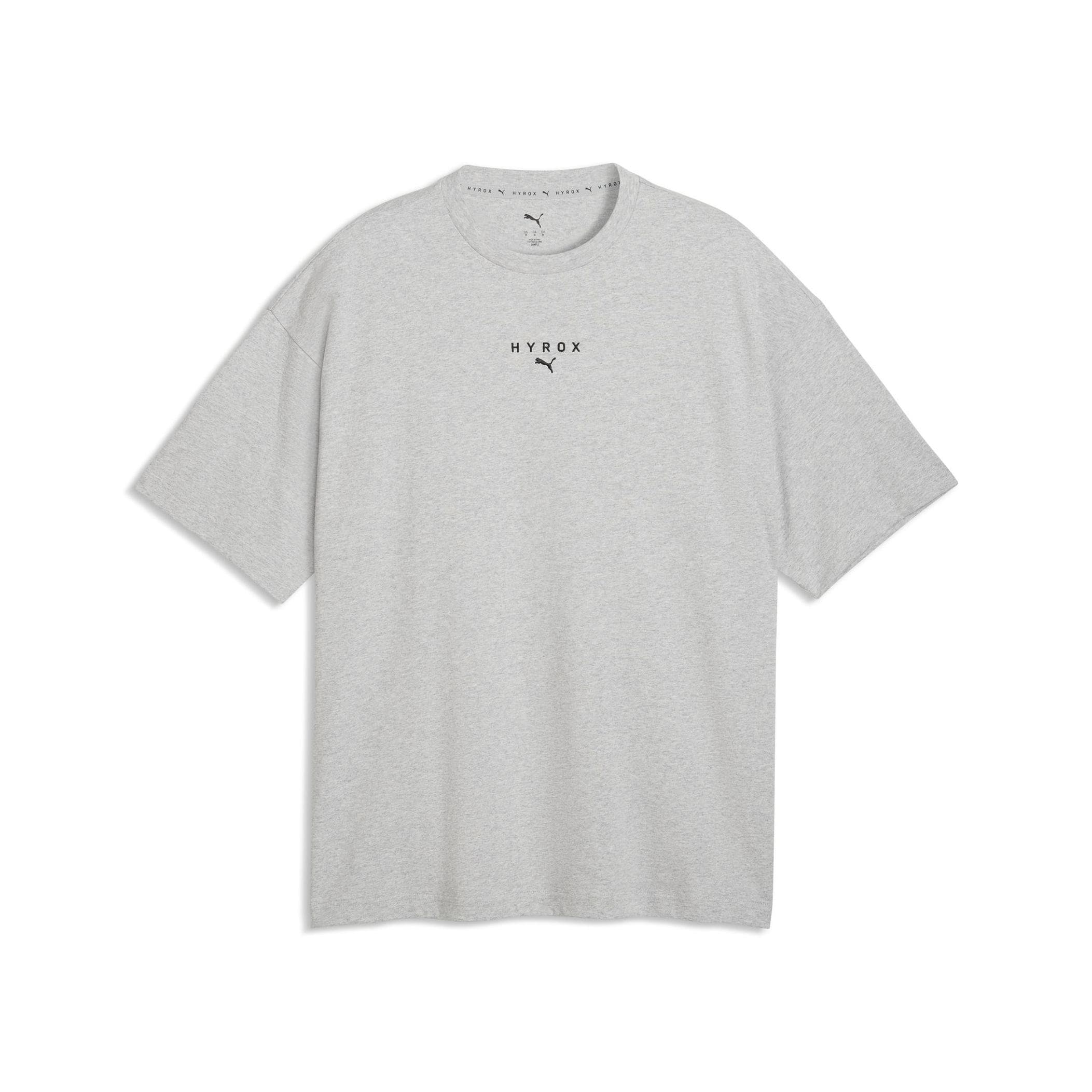 Puma Puma X Hyrox M Lıfestyle Tee Erkek T-Shirt Gri - 4