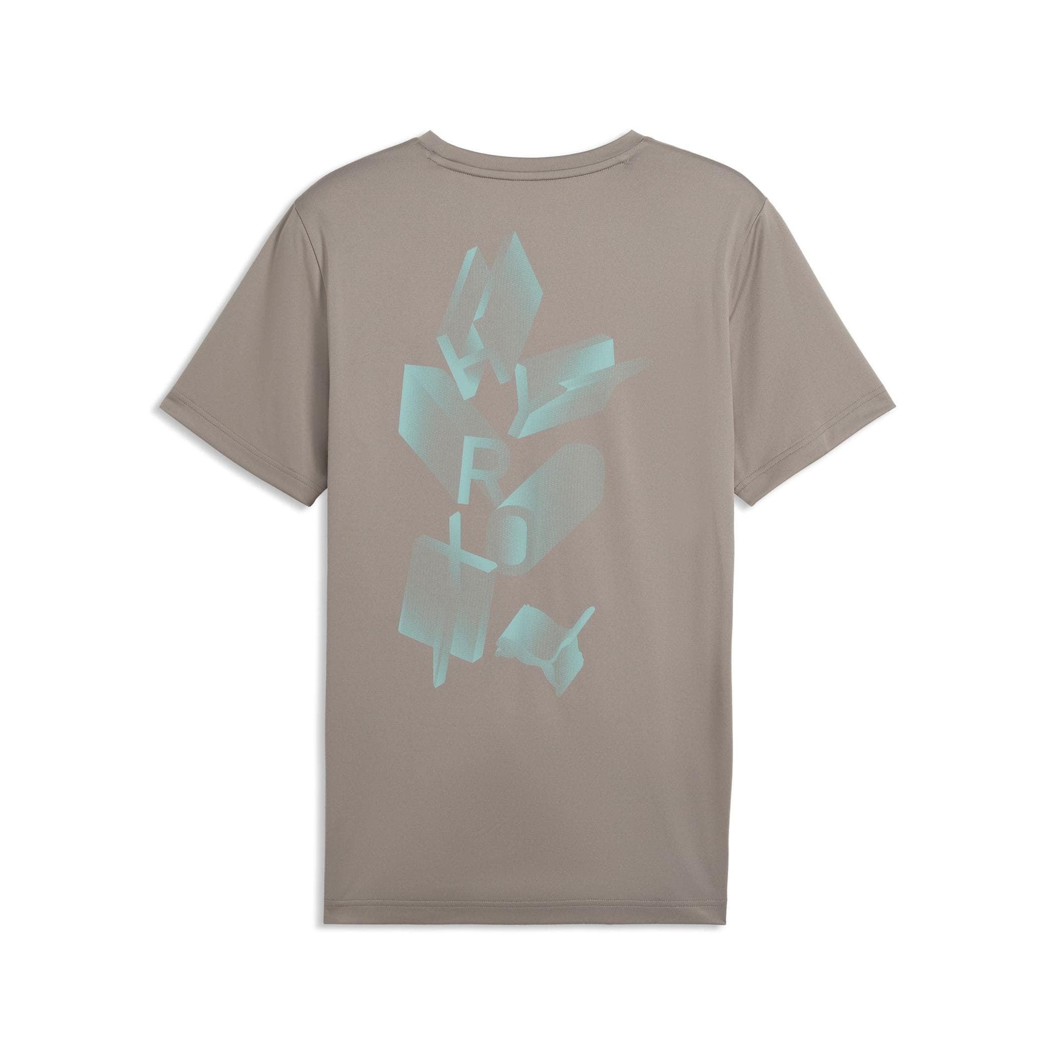 Puma Puma X Hyrox M Poly Graphıc Tee Erkek T-Shirt Bej - 5