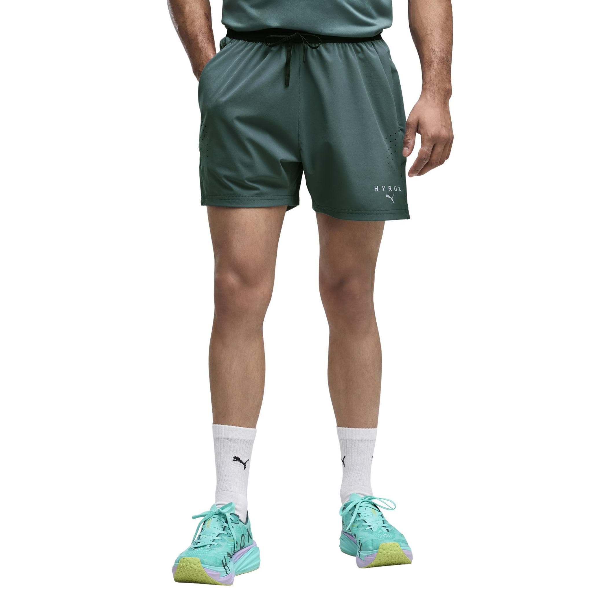 Puma Puma X Hyrox M Pwrmode 5 Short Erkek Şort Ve Kapri Yeşil