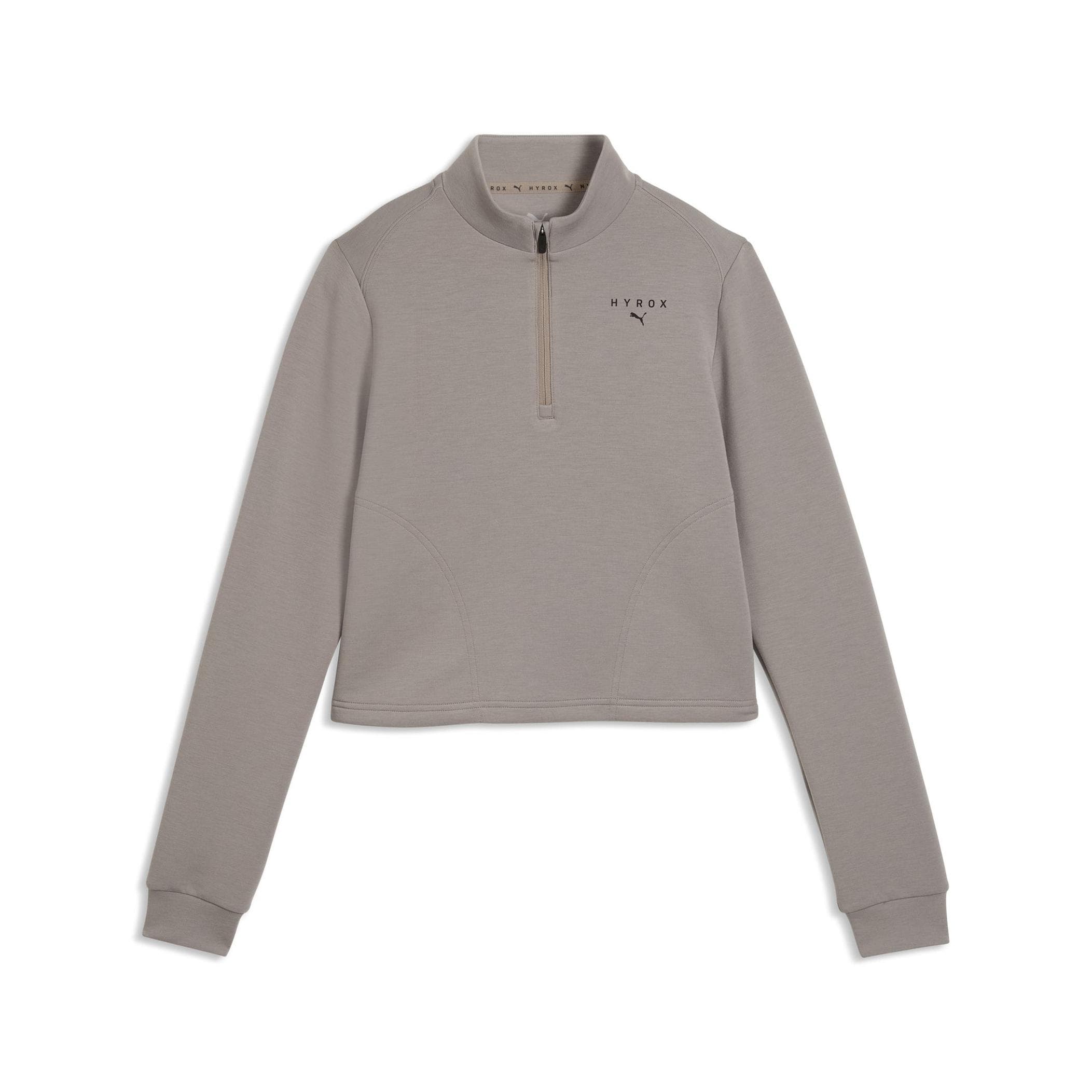 Puma Puma X Hyrox W Cloudspun 1-4 Zıp Kadın Sweatshirt Bej - 4