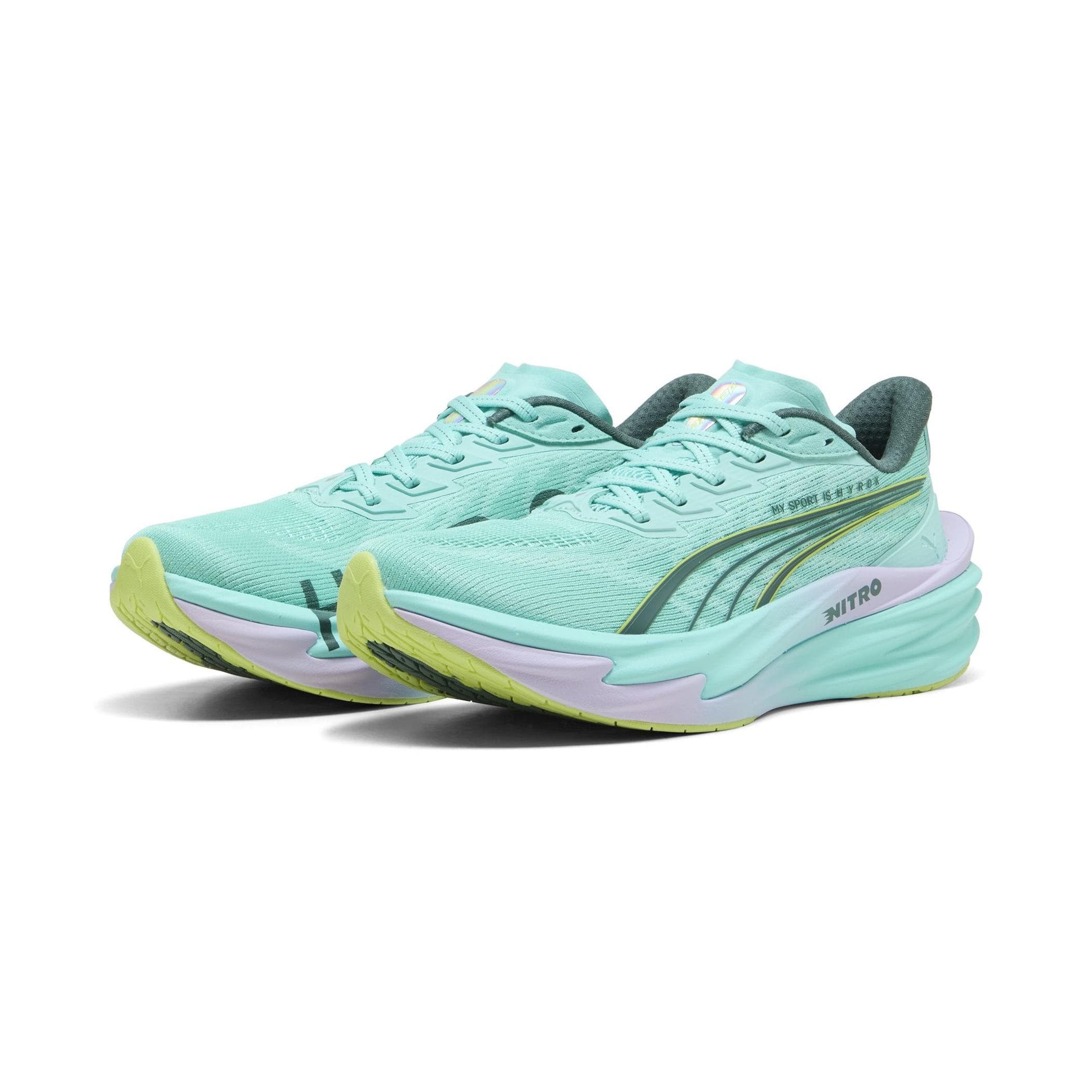 Puma Puma X Hyrox W Deviate Nıtro 4 Kadın Spor Ayakkabı Yeşil - 2