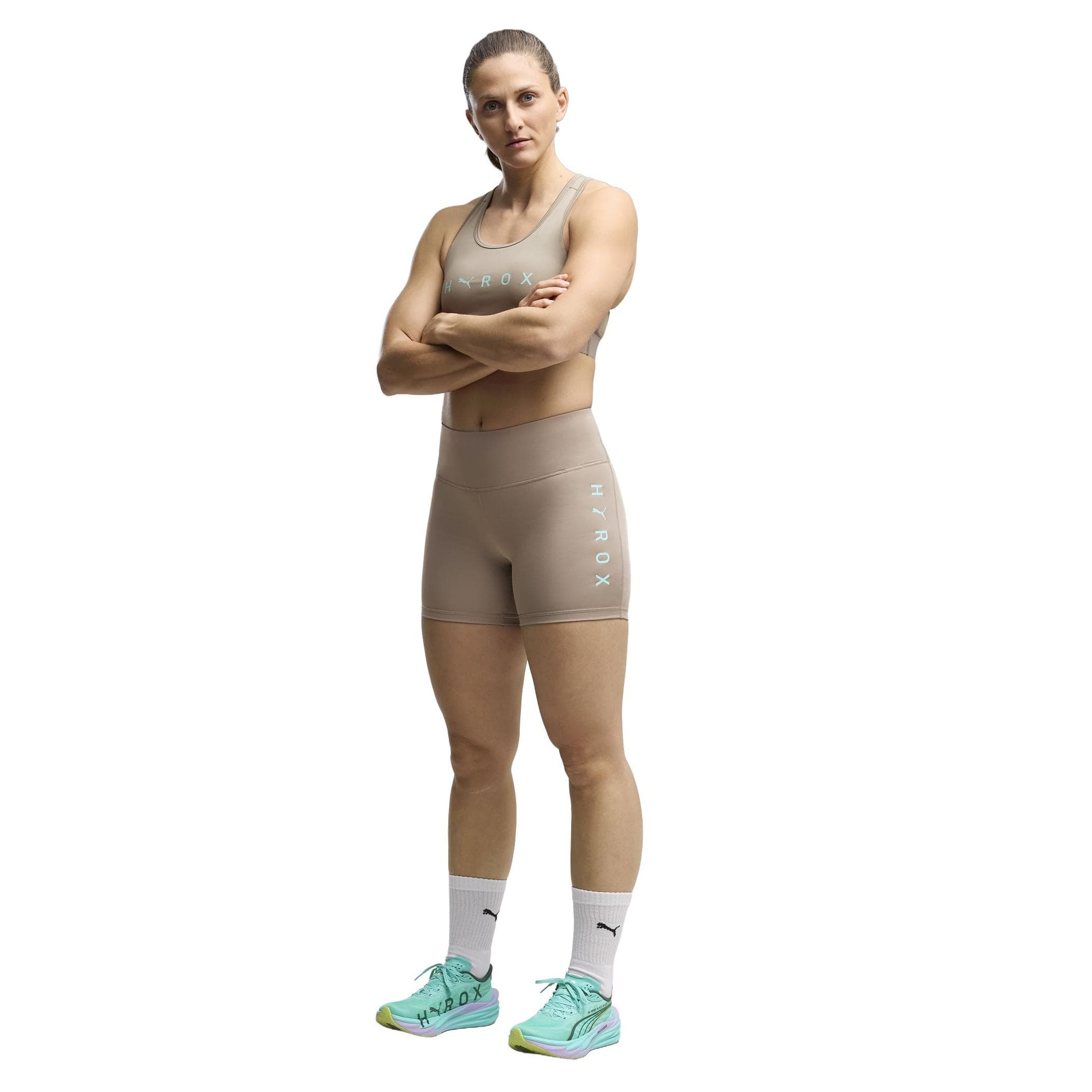 Puma Puma X Hyrox W Ess Short Tıght Kadın Tayt Bej - 3