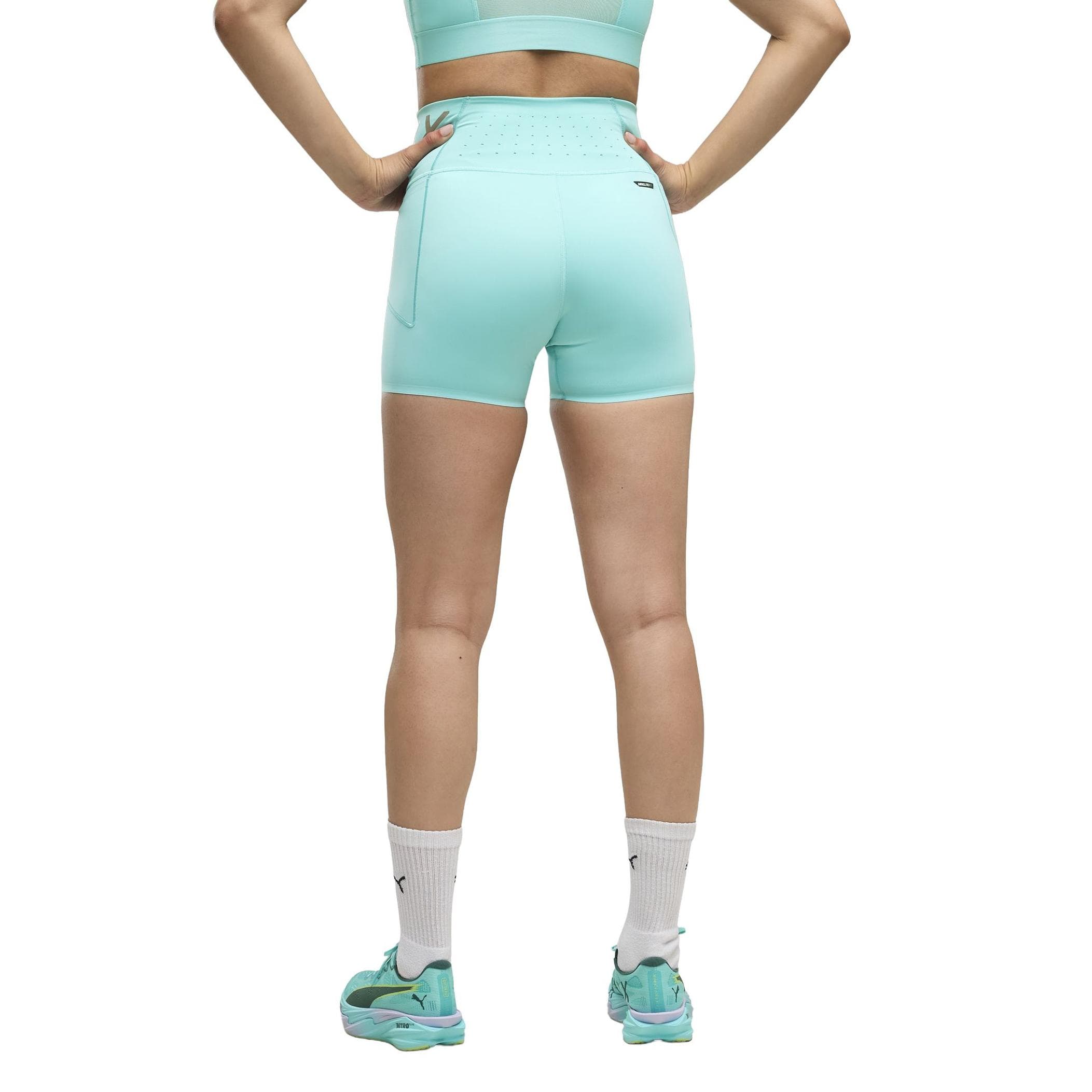 Puma Puma X Hyrox W Pwrmode 4 Inch Short Tıght Kadın Tayt Yeşil - 2