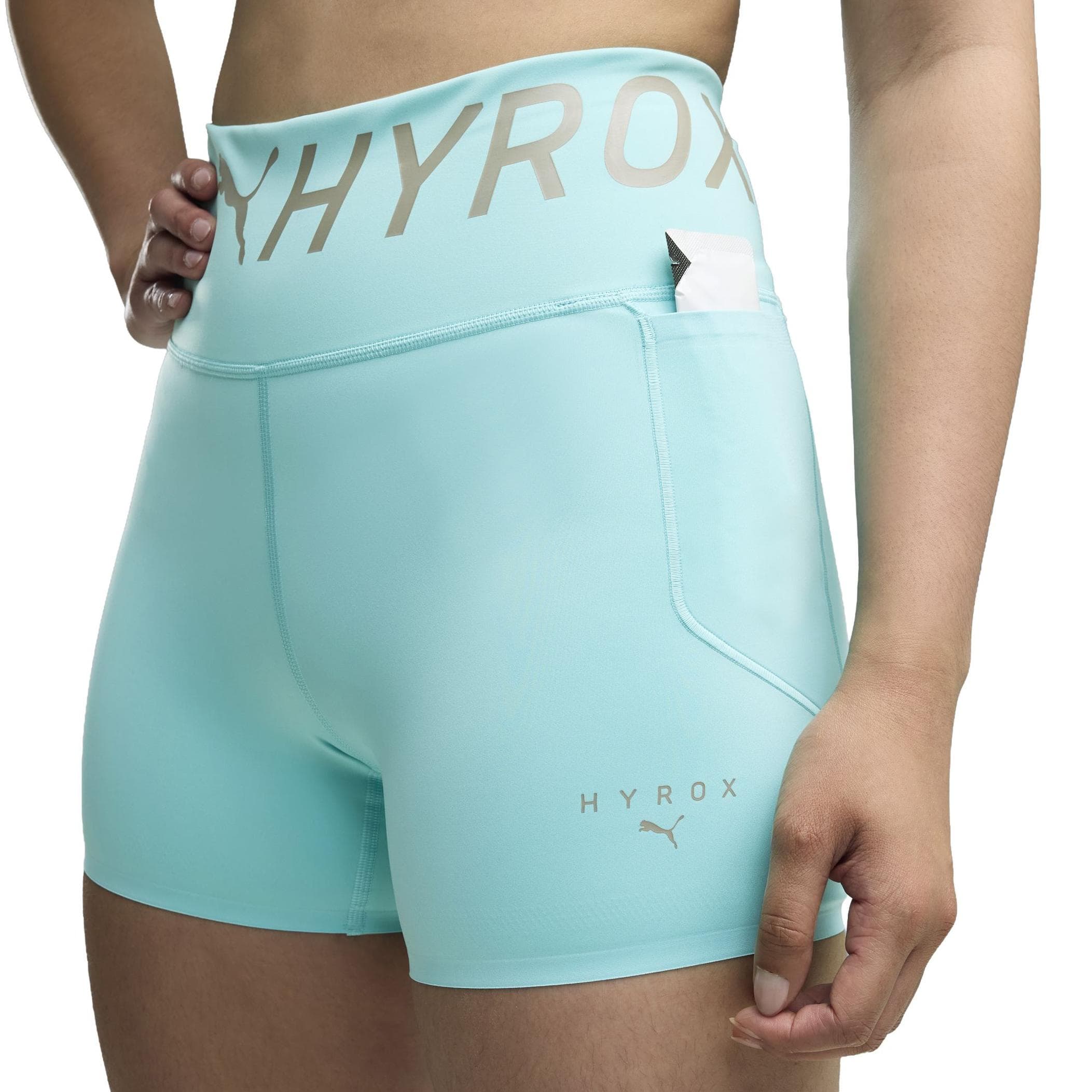 Puma Puma X Hyrox W Pwrmode 4 Inch Short Tıght Kadın Tayt Yeşil - 3