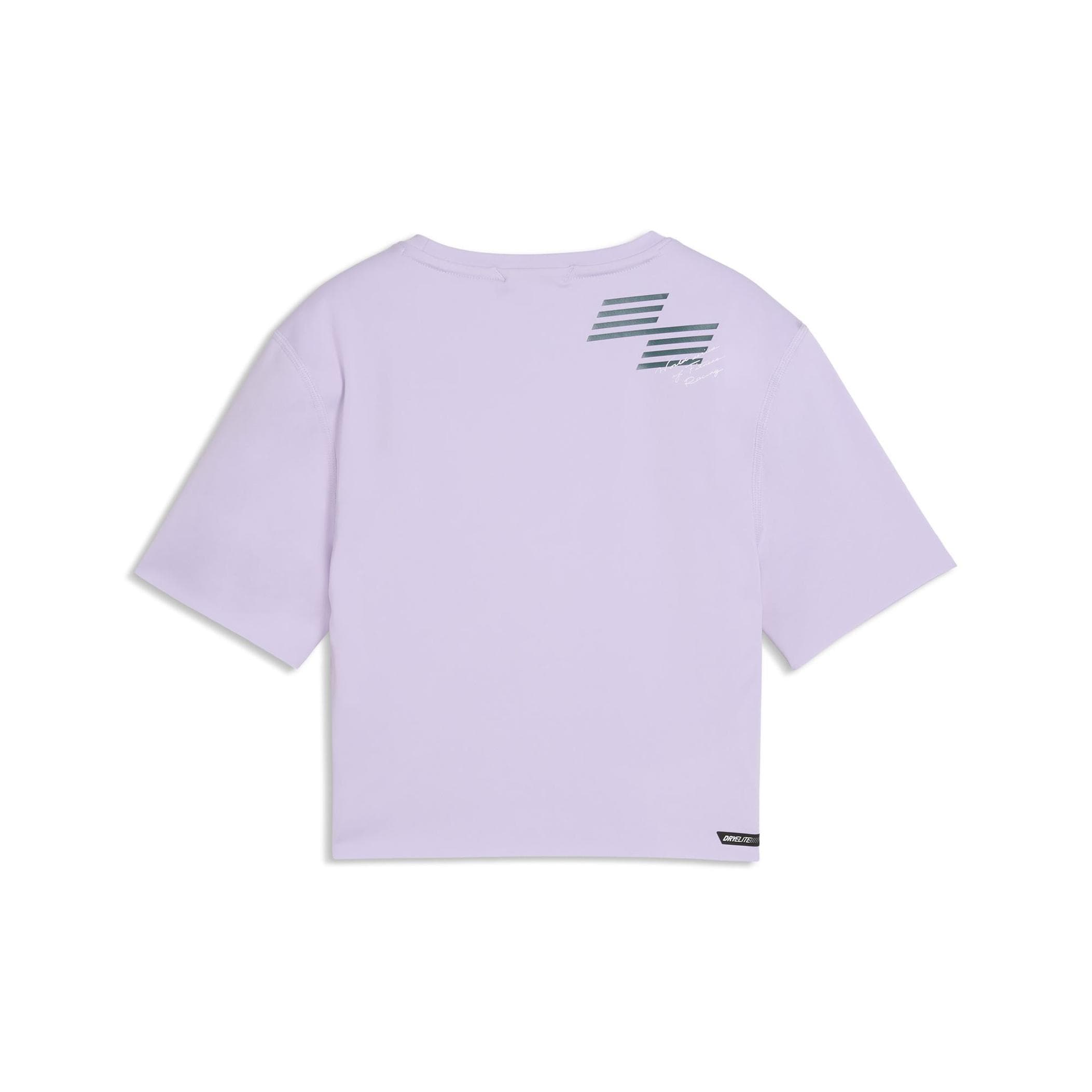 Puma Puma X Hyrox W Pwrmode Crop Tee Kadın Şort Ve Kapri Mor - 5