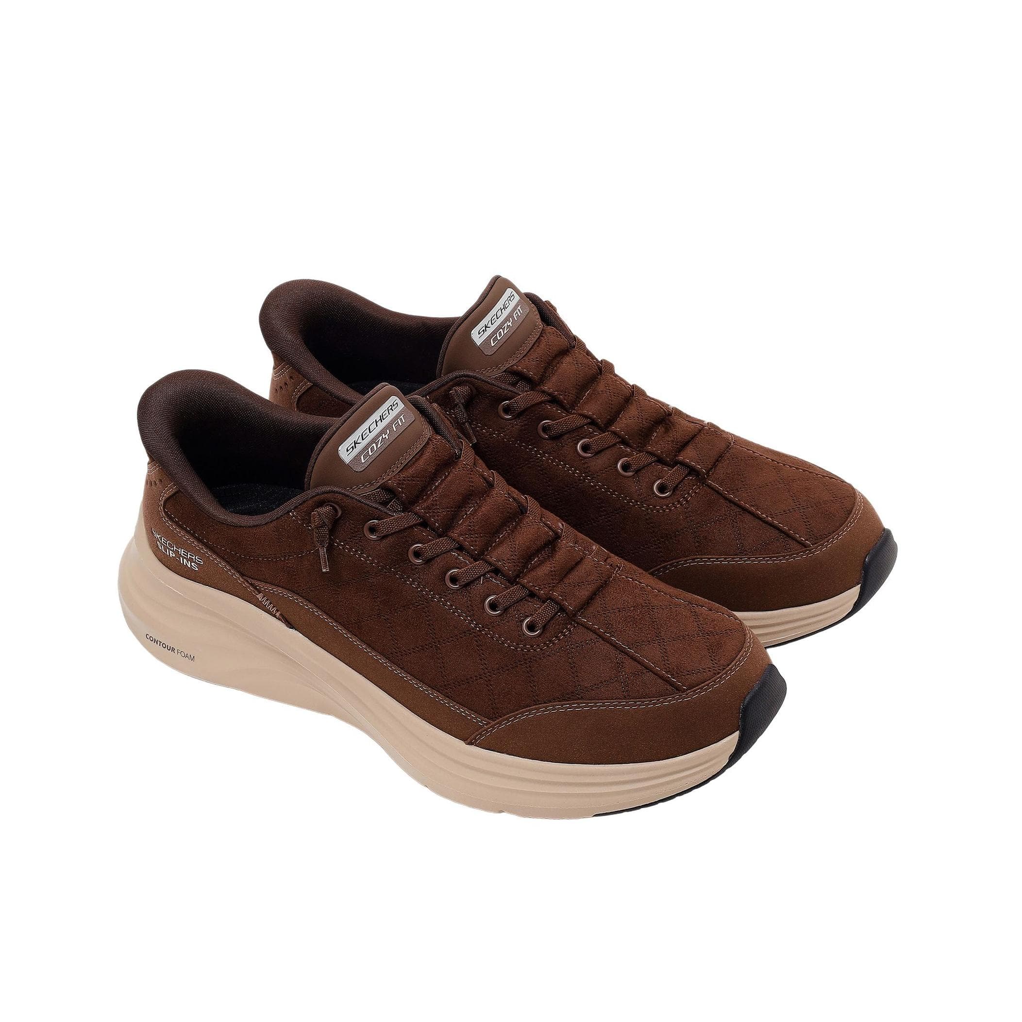 Skechers Skechers Contour Foam Erkek Spor Ayakkabı Kahve - 6
