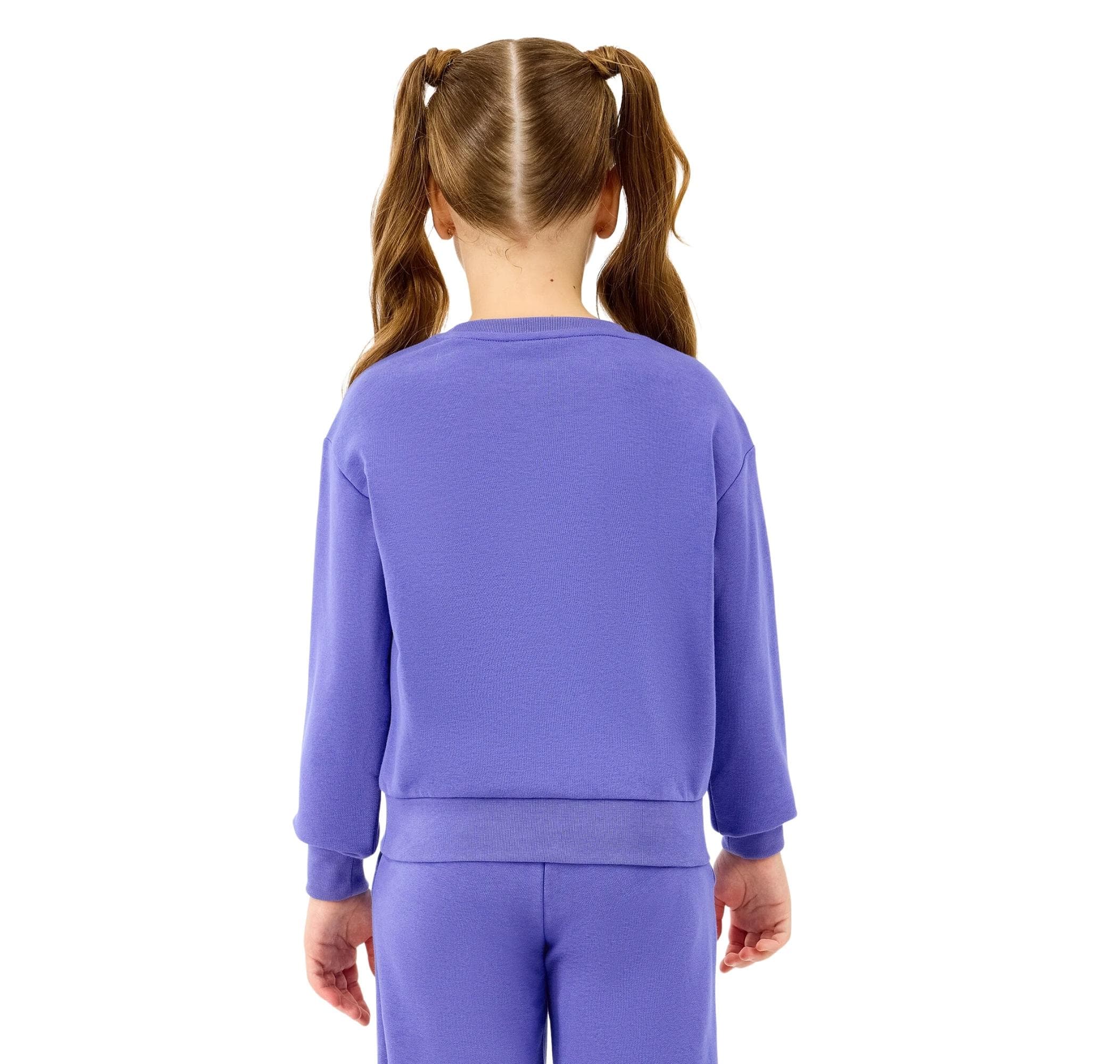 Skechers Skechers G Lw Fleece Crewneck Çocuk Sweatshirt Mavi - 2