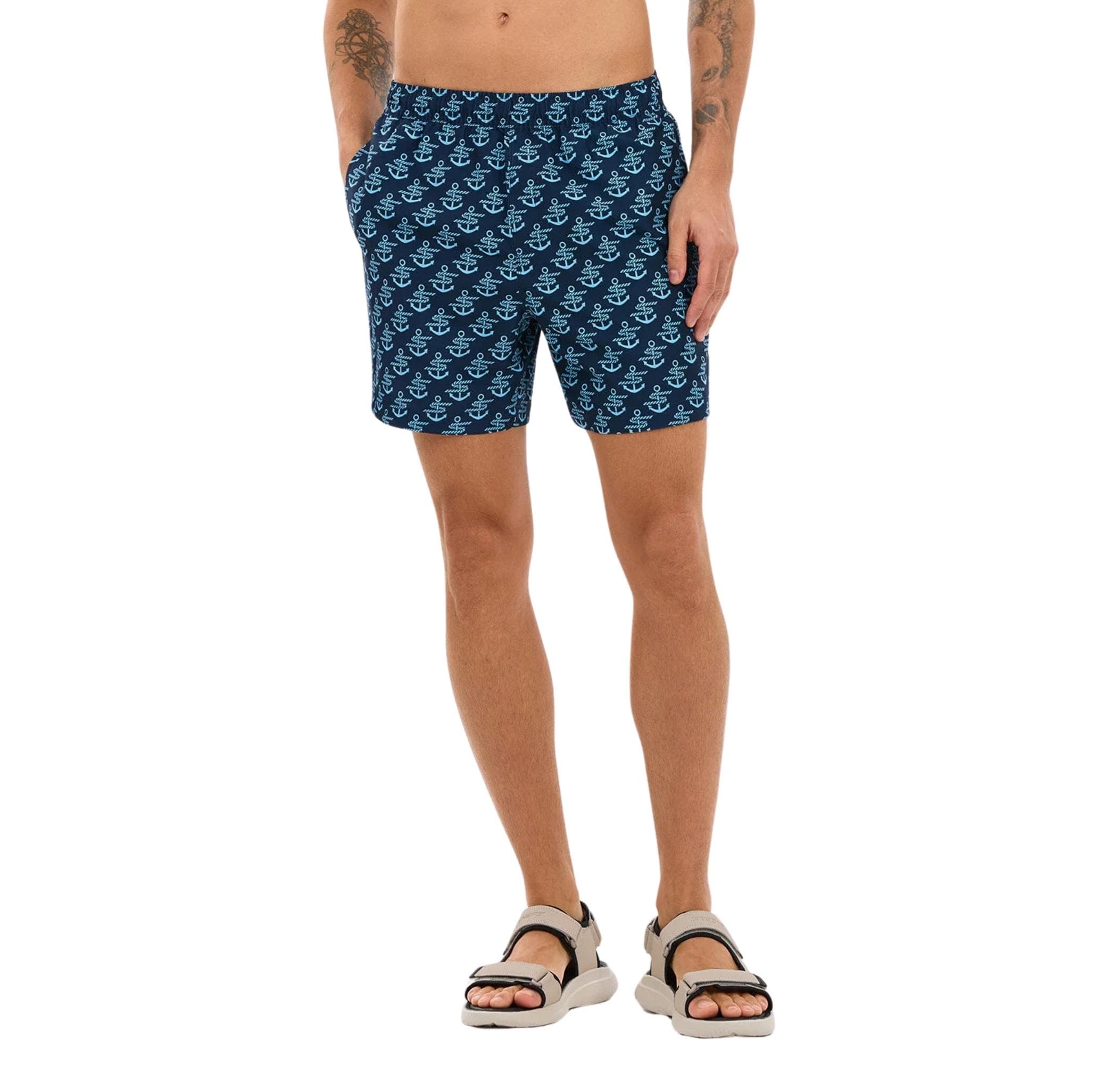 Skechers Skechers M 5 Inch Swimshort Erkek Mayo Lacivert - 3