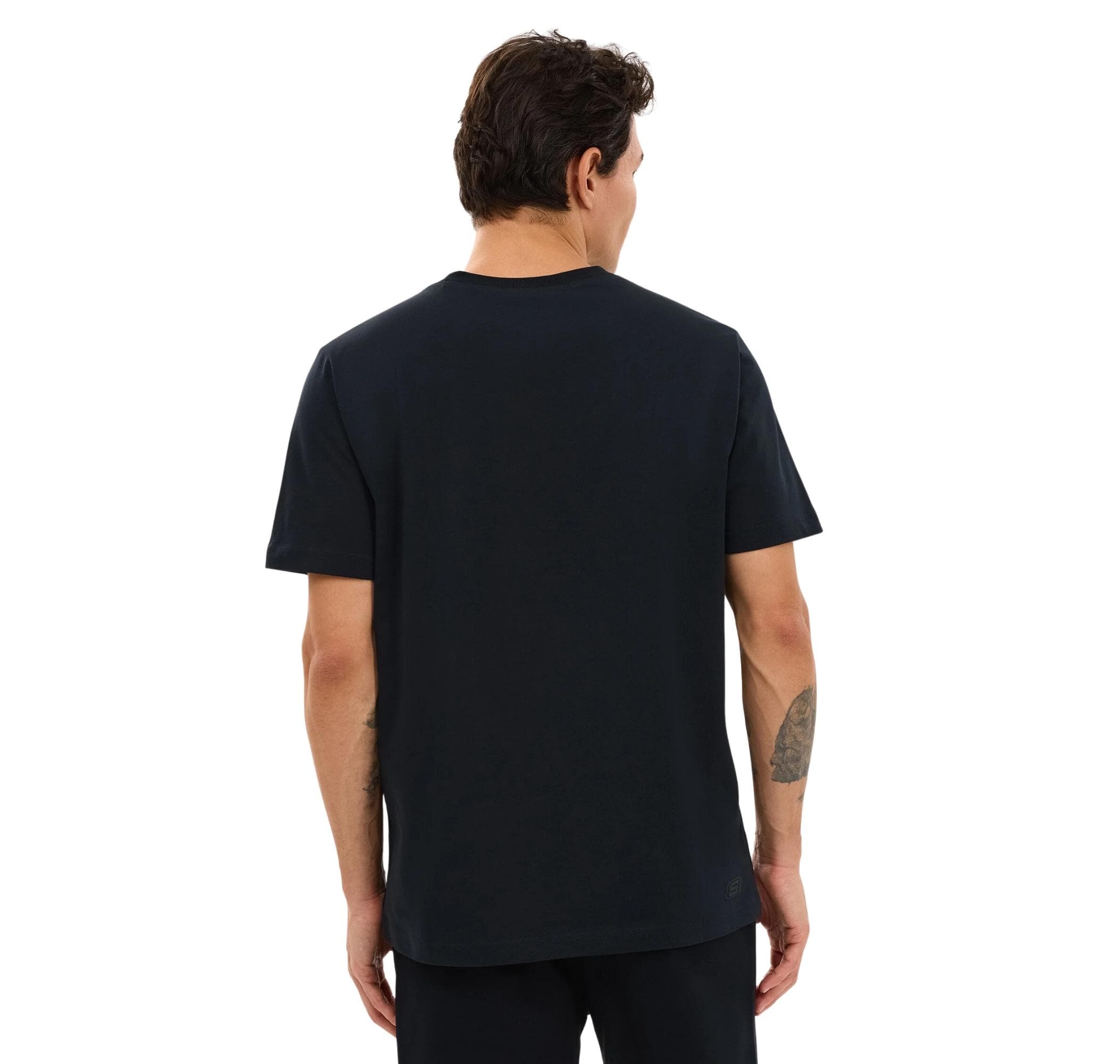 Skechers Skechers M Essential Erkek T-Shirt Siyah - 4