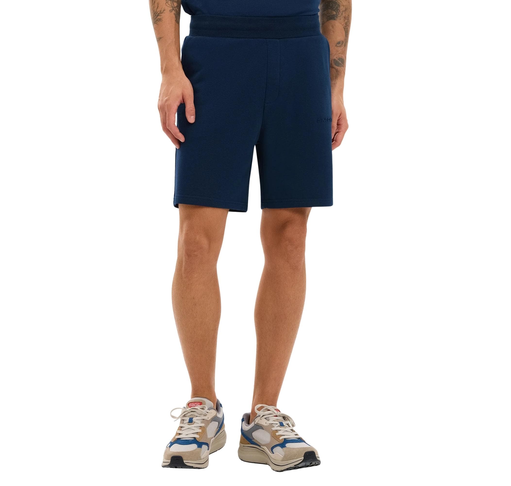 Skechers Skechers M Essential Sweat Short Erkek Şort Ve Kapri Lacivert