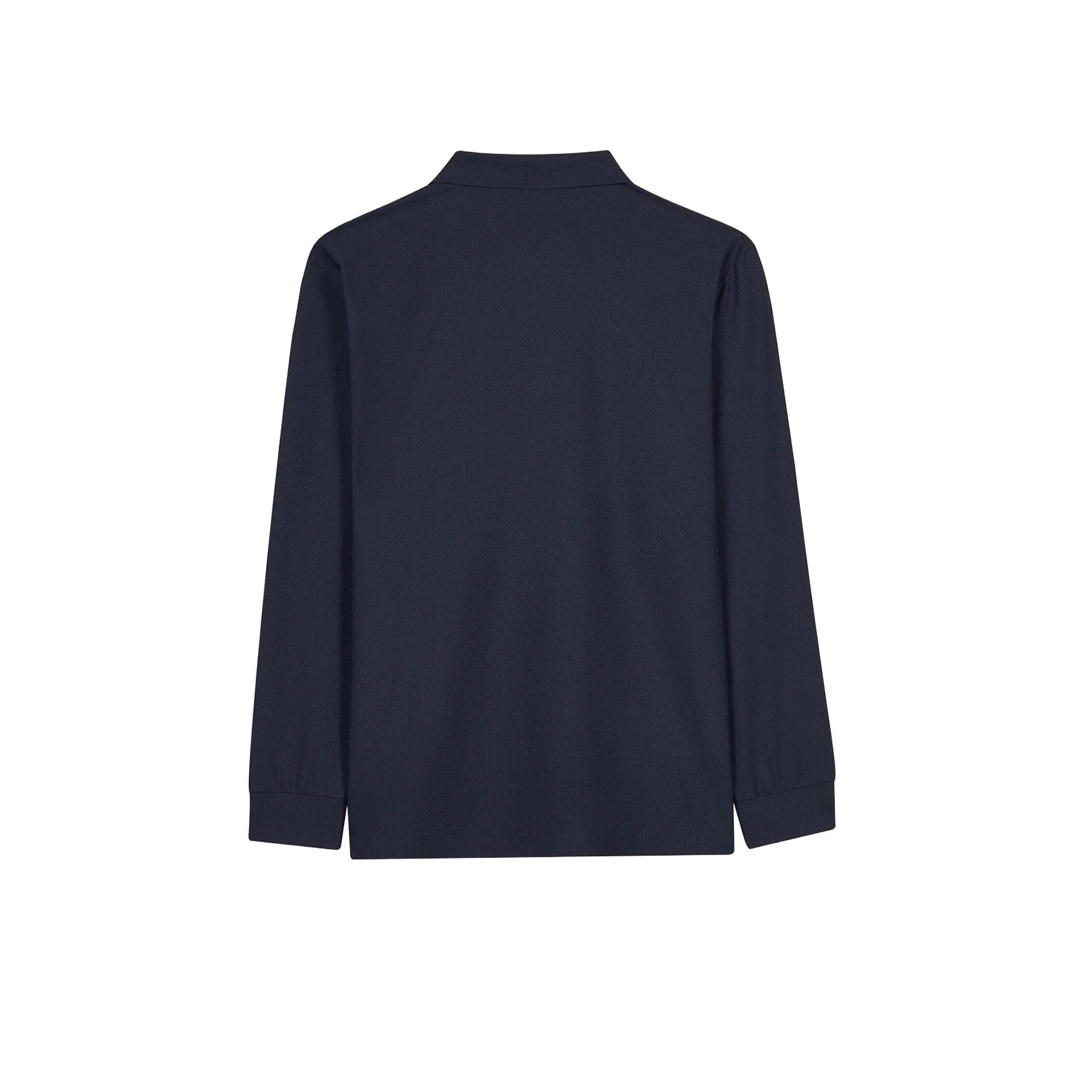 Skechers Skechers M Long Sleeve Waffle Polo Erkek Sweatshirt Lacivert - 2