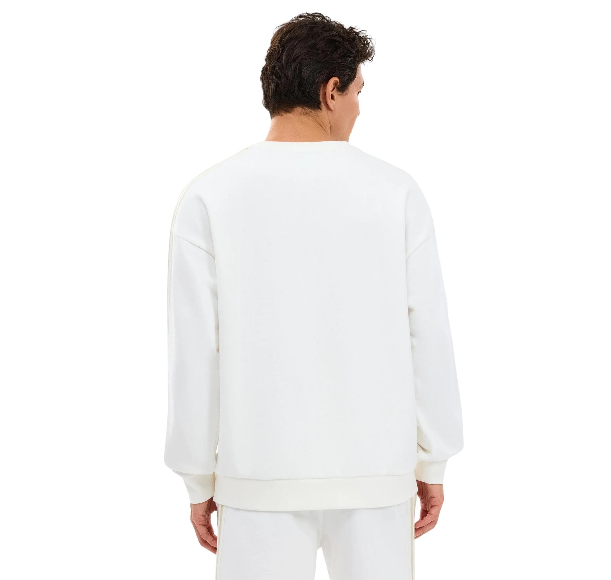 Skechers Skechers M Lw Fleece Crew Neck Erkek Sweatshirt Beyaz - 3