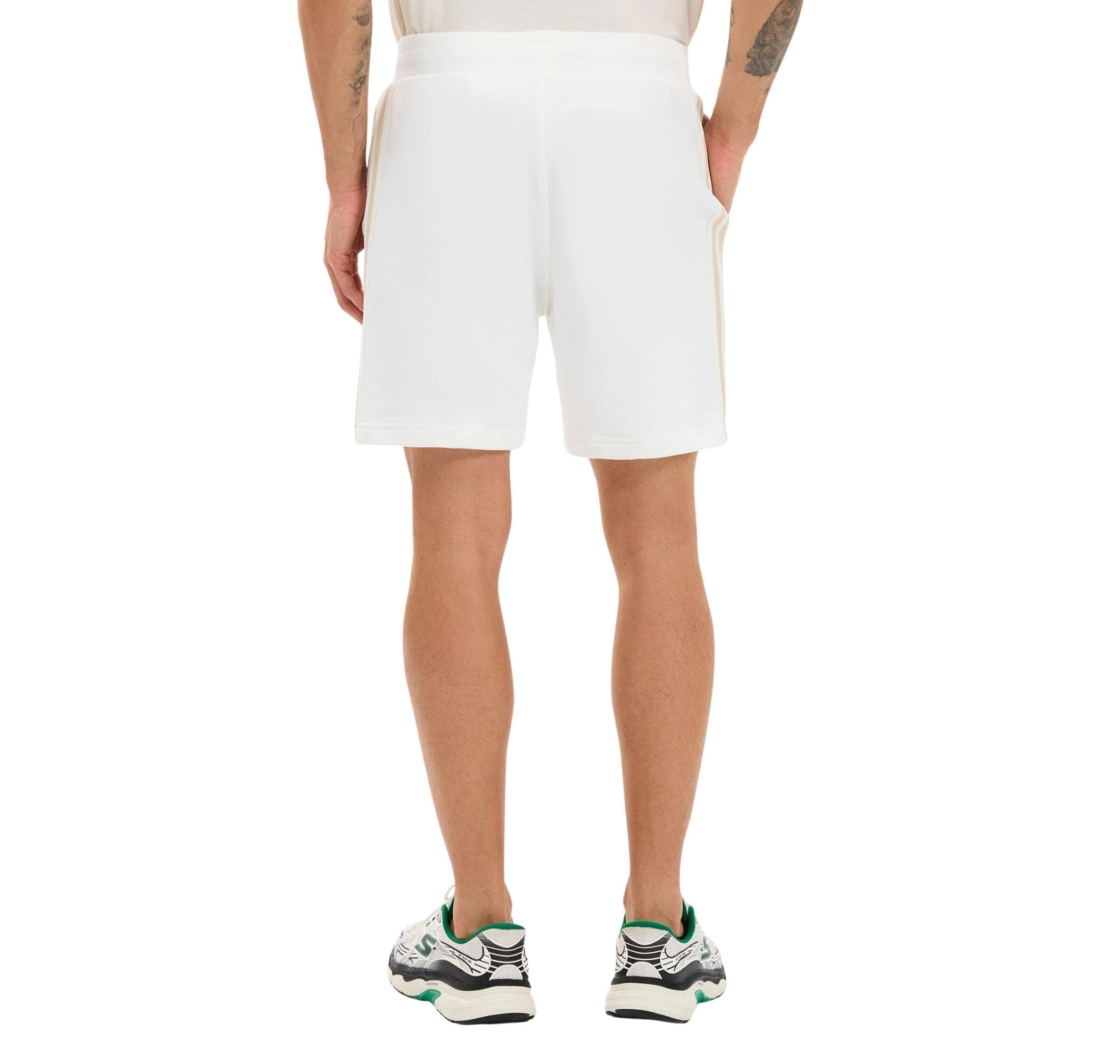 Skechers Skechers M Lw Fleece Sweat Short Erkek Şort Ve Kapri Beyaz - 3