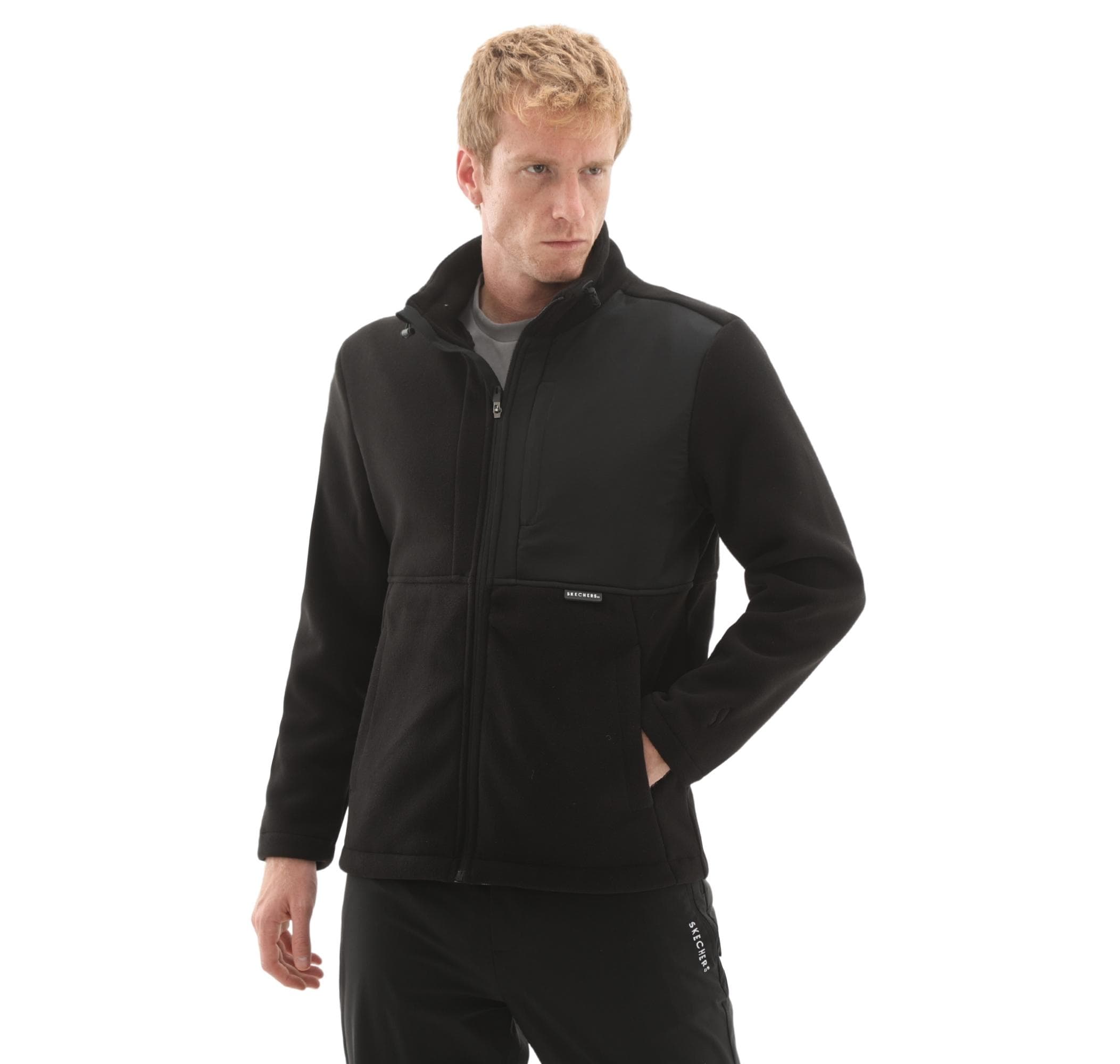 Skechers Skechers M Polar Jacket Erkek Ceket Siyah - 2