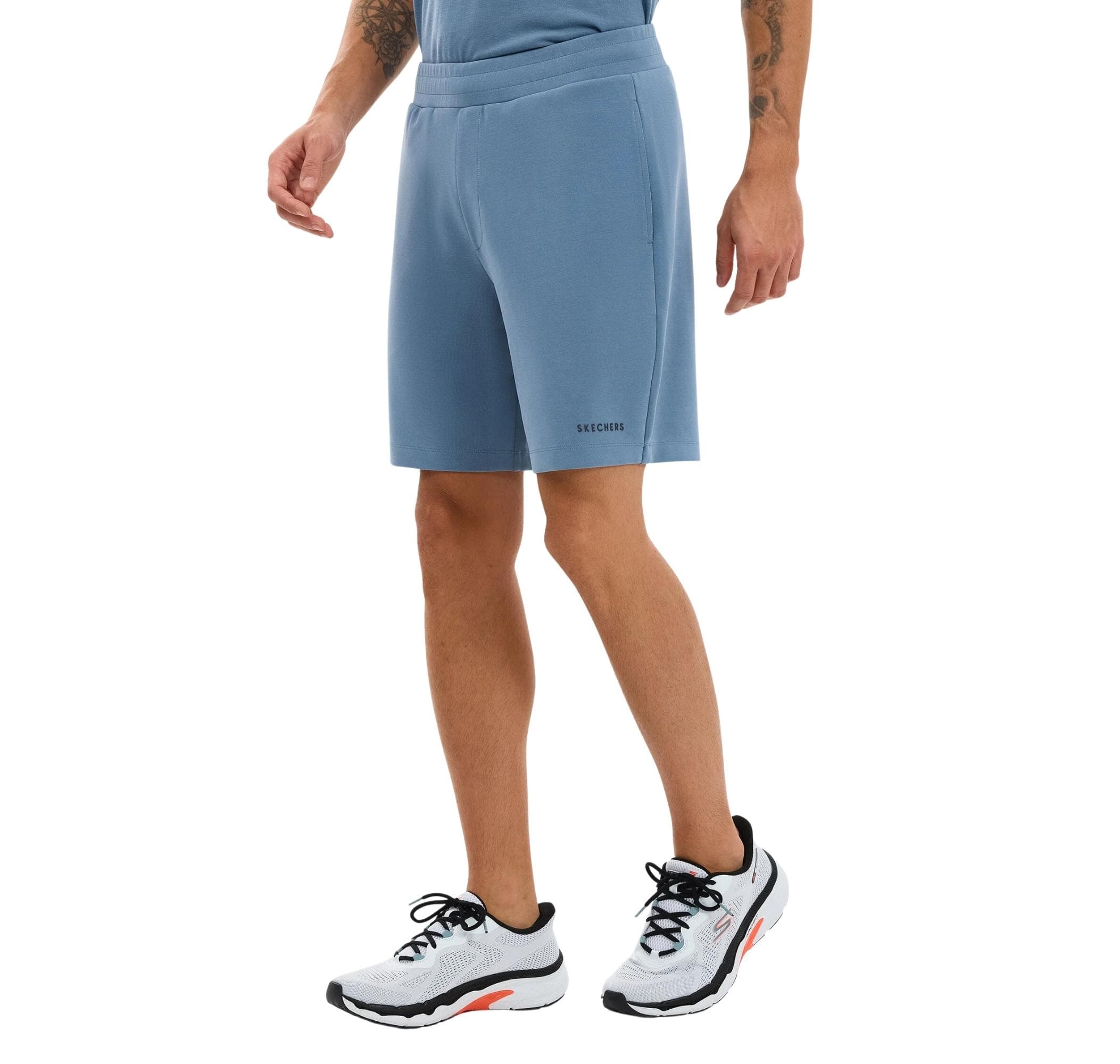 Skechers Skechers M Soft Touch Sweat Short Erkek Şort Ve Kapri Mavi - 2
