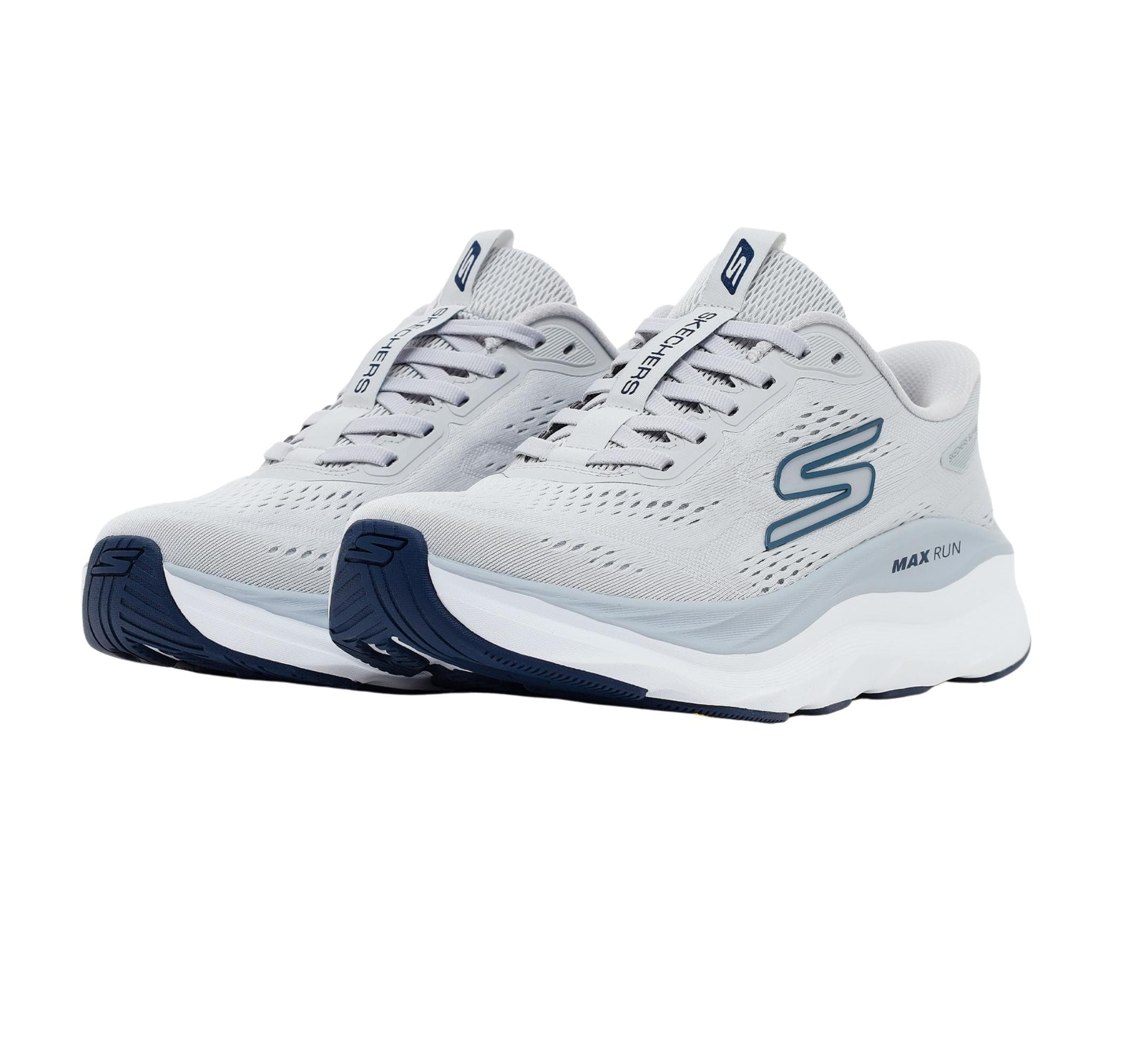 Skechers Skechers Max Run Erkek Spor Ayakkabı Gri - 2