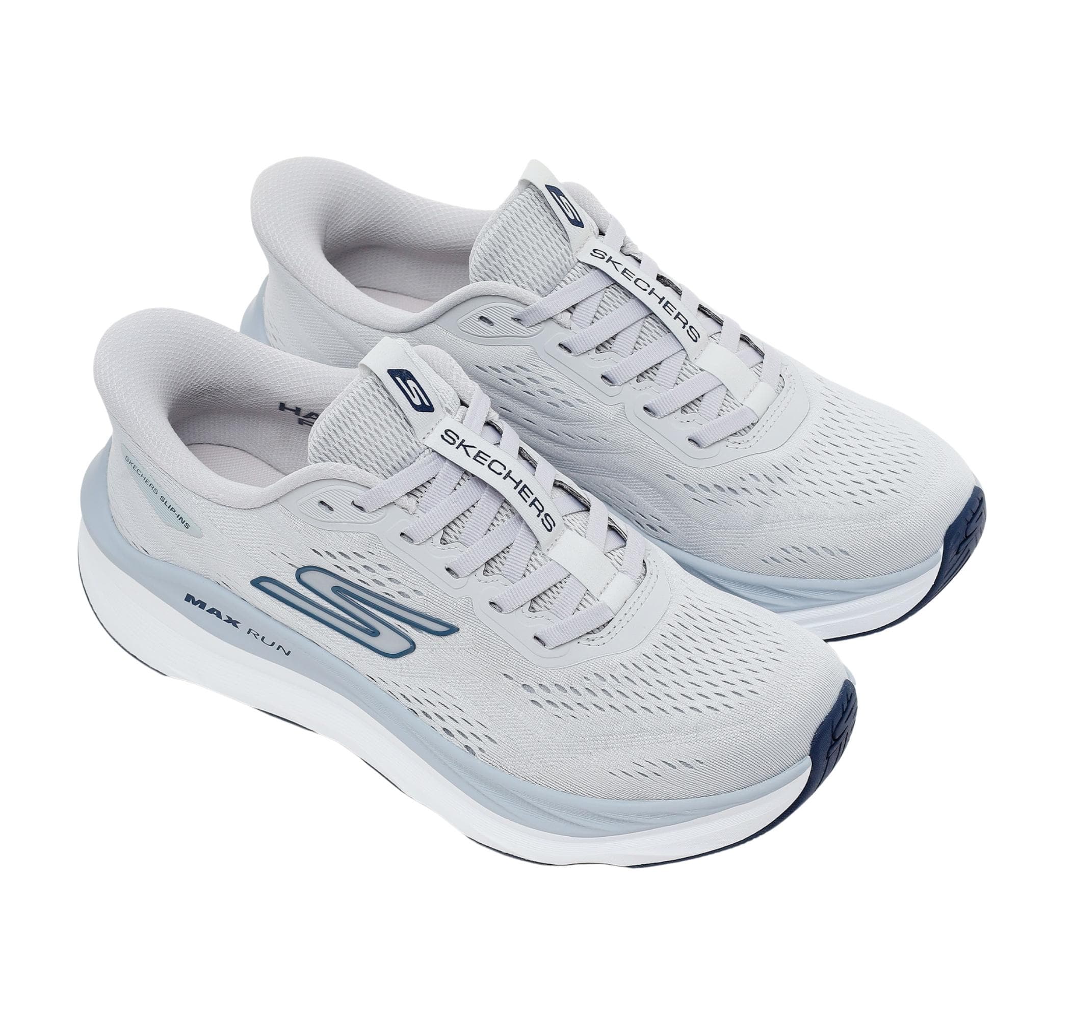 Skechers Skechers Max Run Erkek Spor Ayakkabı Gri - 3
