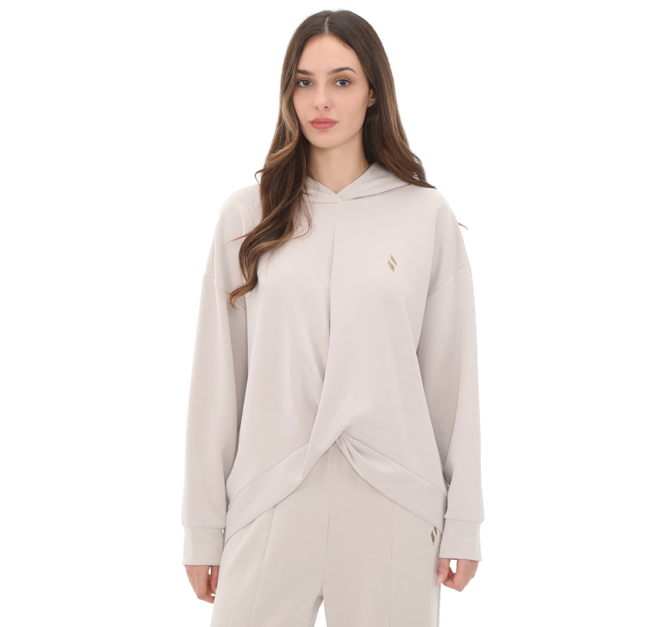Skechers Skechers Soft Touch Kadın Sweatshirt Gri